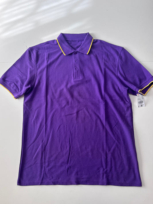 Polo morada, Talla Xl, Hombre