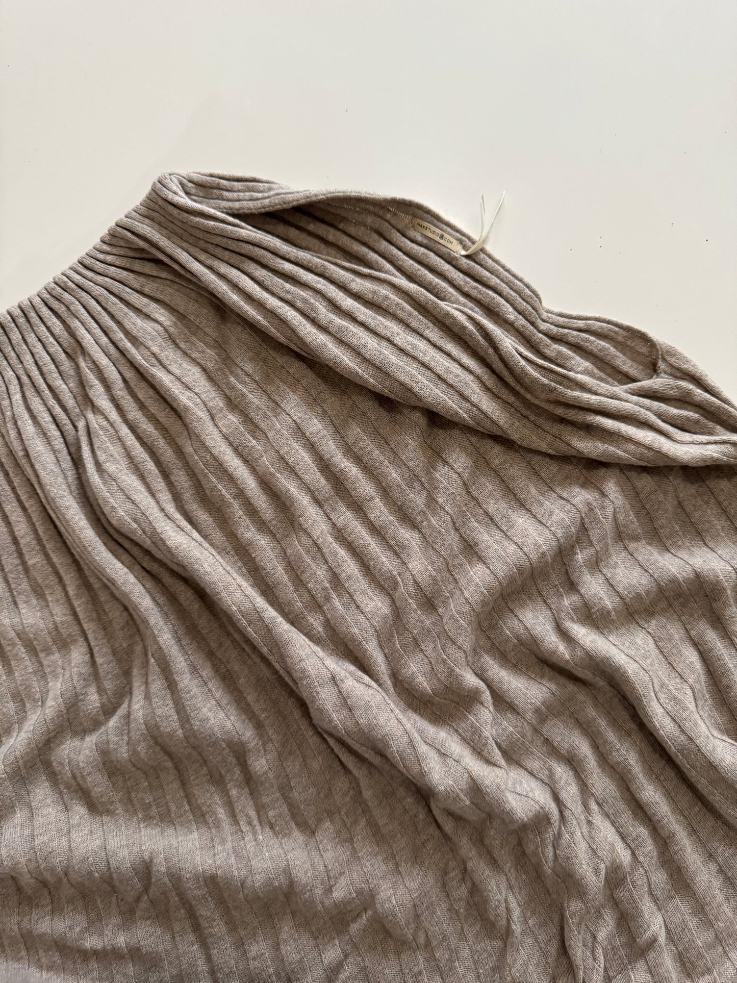 Vestido de punto beige, Talla Xs/S, Mujer, Max Studio