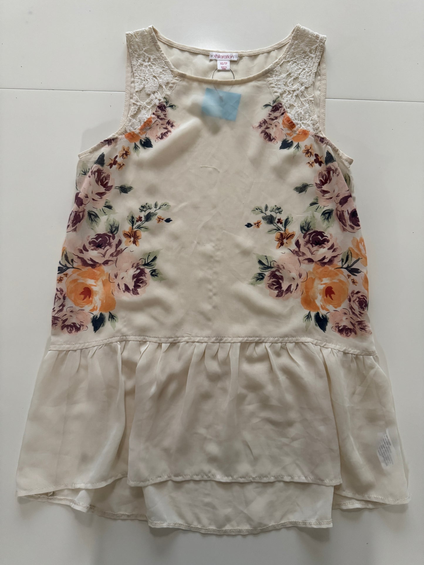 Blusa traslúcida, Talla XS, Mujer, Xhilaration
