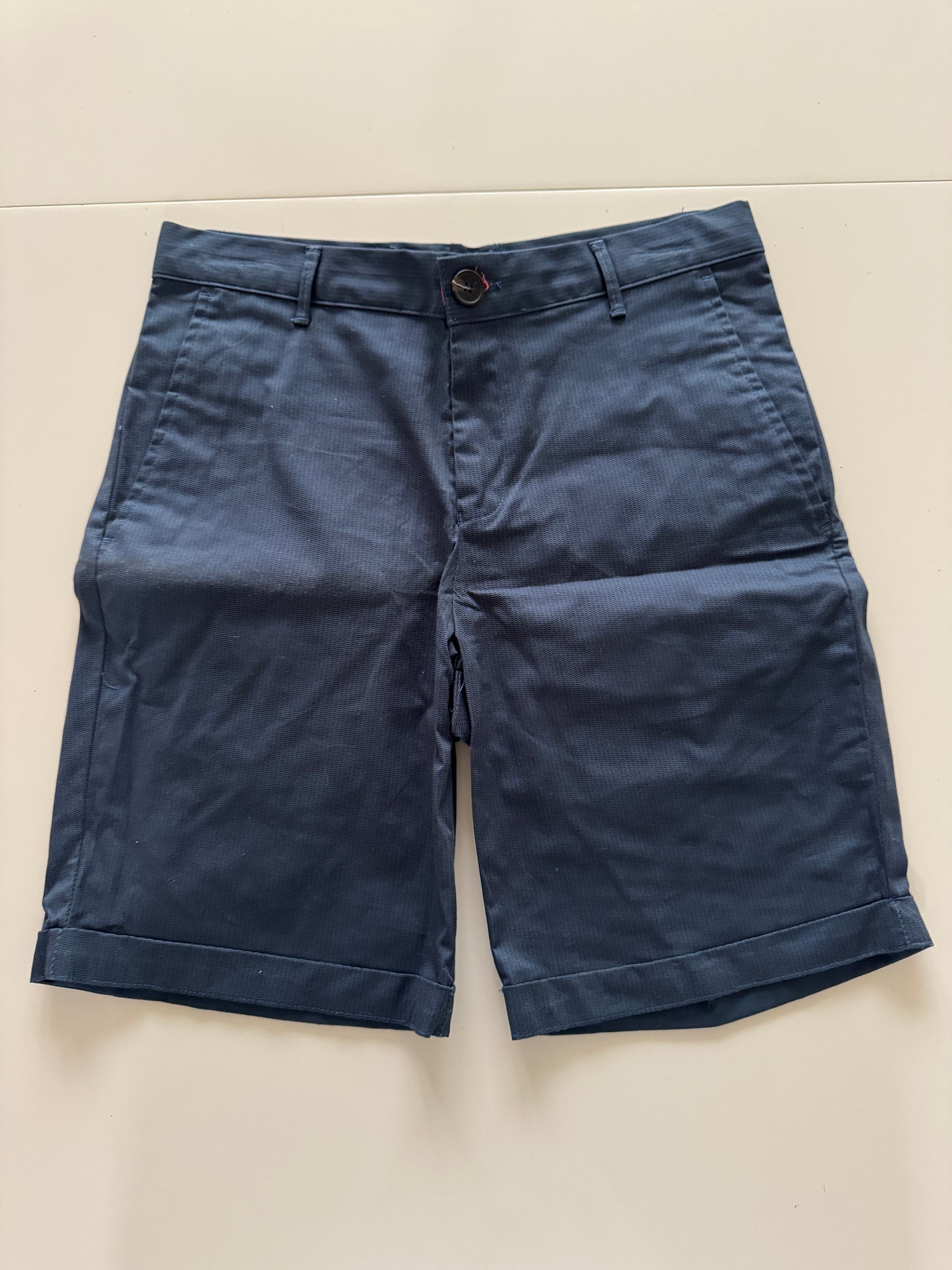 Shorts de vestir azules, Talla 28, Hombre, C&A