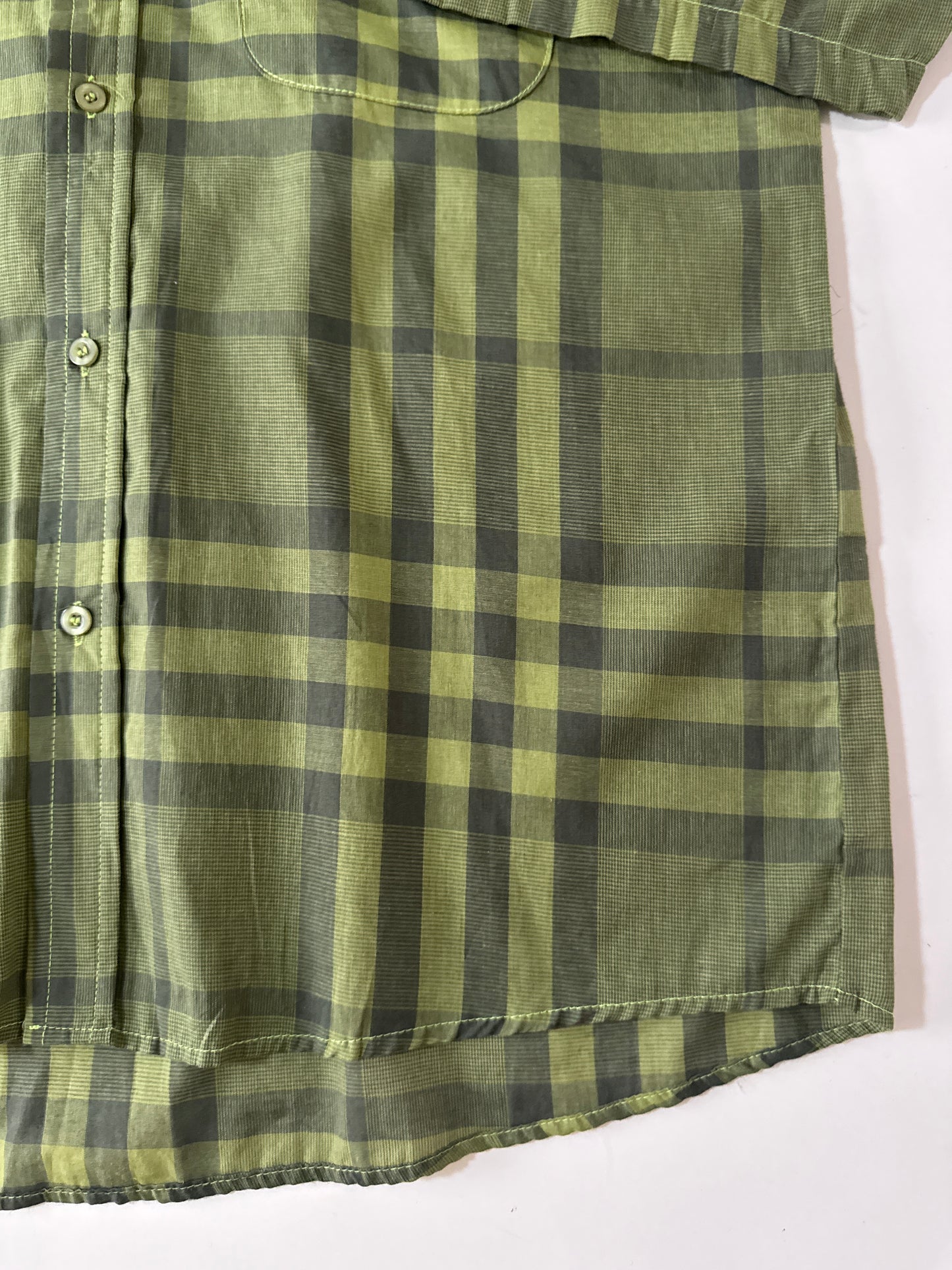 Camisa manga corta verde, Talla Xl, Hombre, Hugo Hill