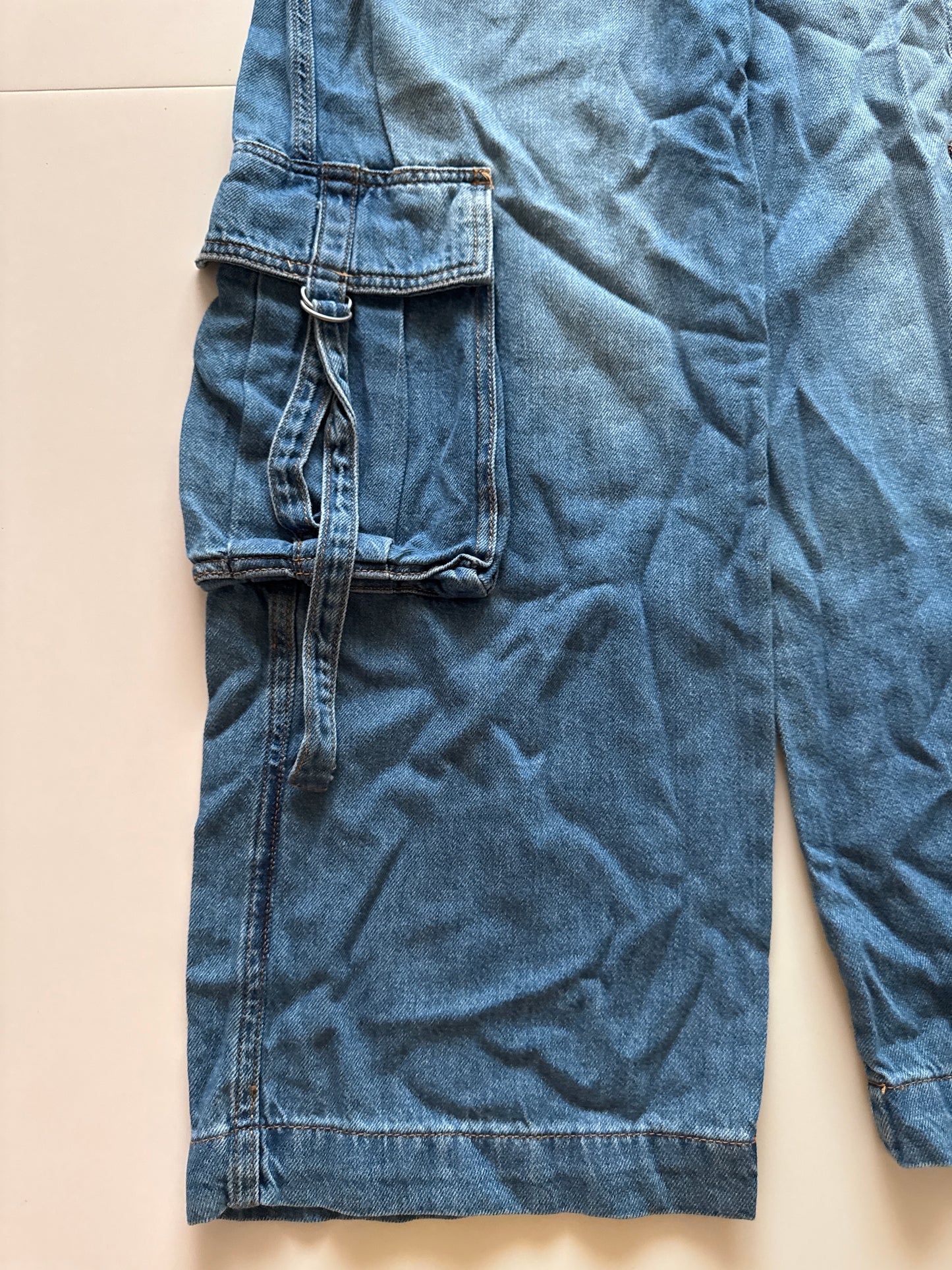 Jeans cargo azules, Talla 2R, Mujer, Wild fable