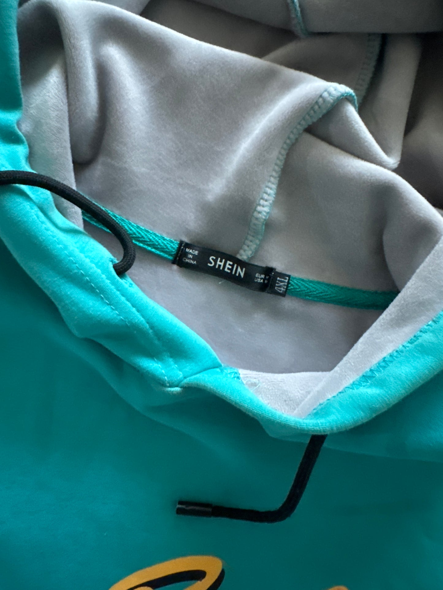 Hoodie milticolor, termico, Talla 4XL, Shein, Hombre