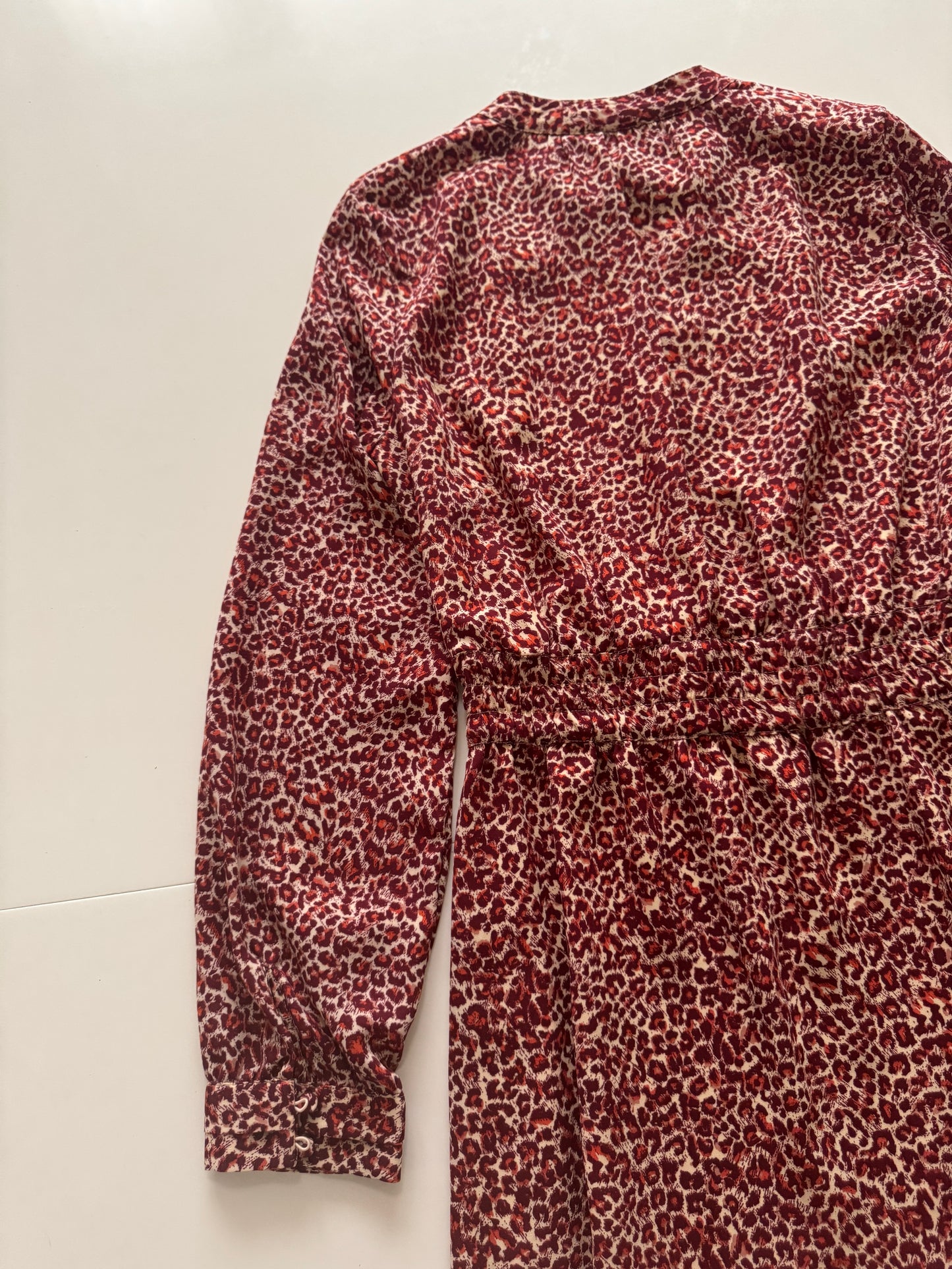 Vestido animal print, Talla 2,S, Mujer, H&M