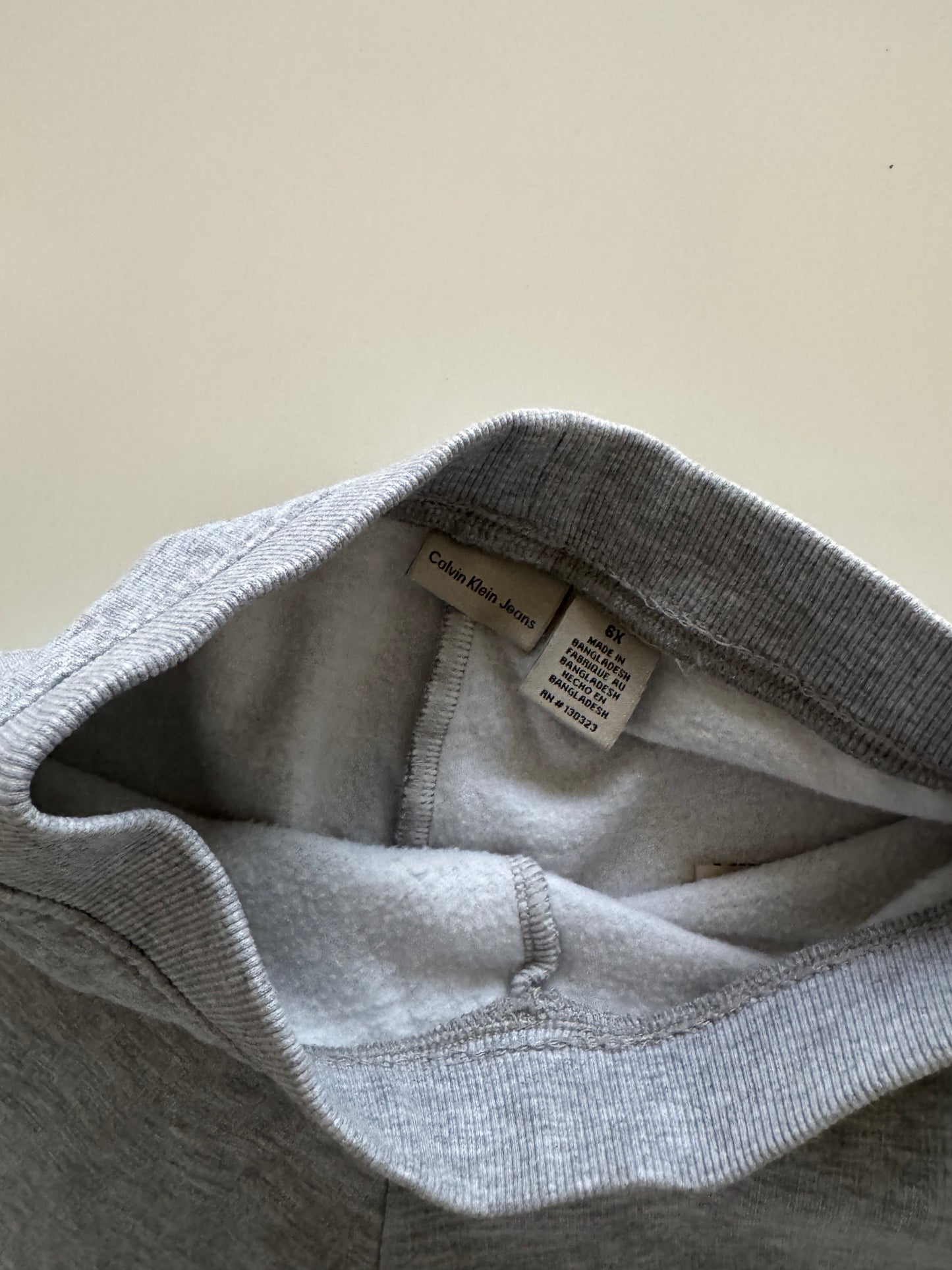 Pants grises, Talla 6 años, Niños, Calvin Klein Jeans
