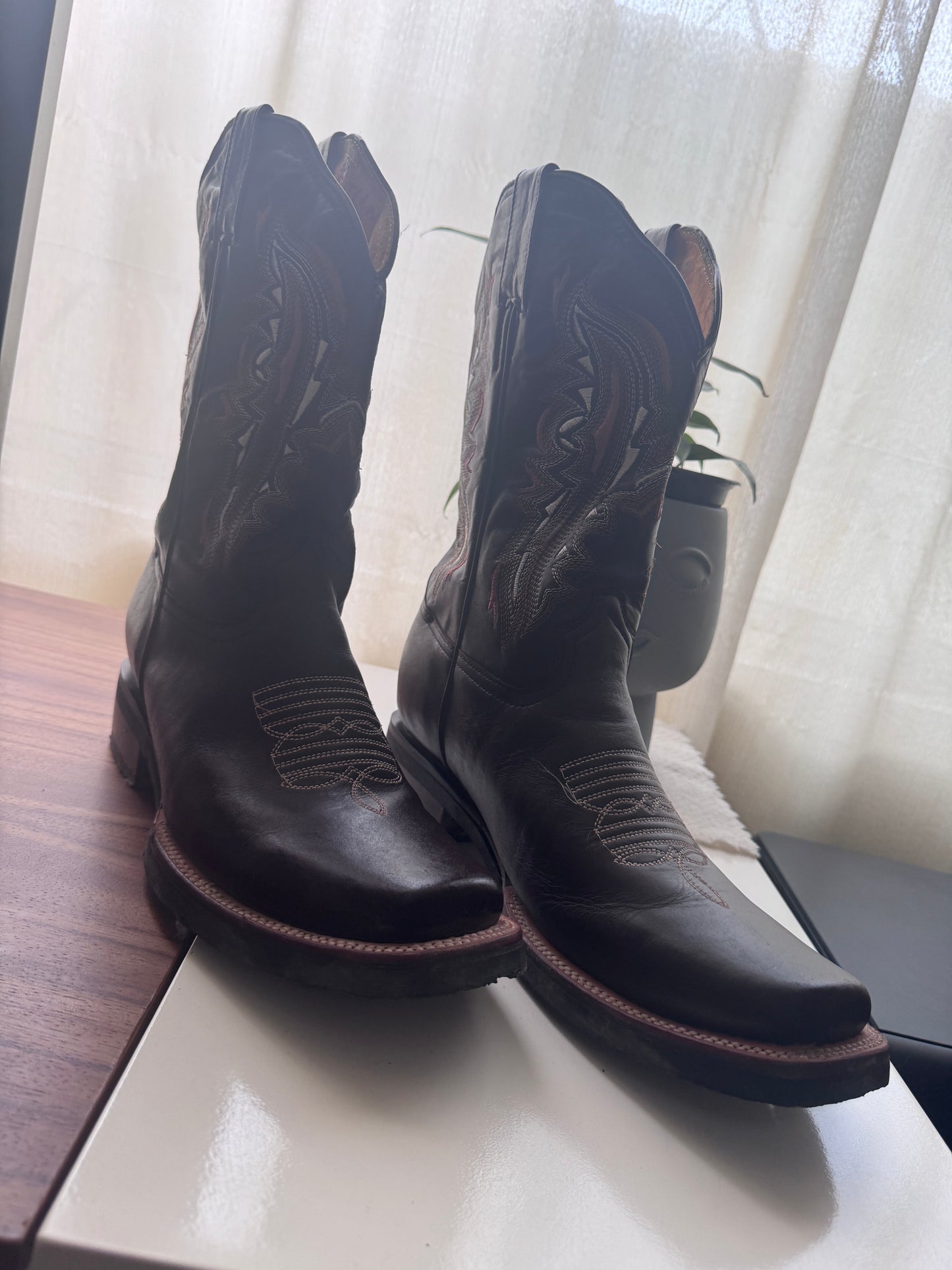 Botas rodeo cafes, Talla 8.5Mx, Hombre, Villa Casal