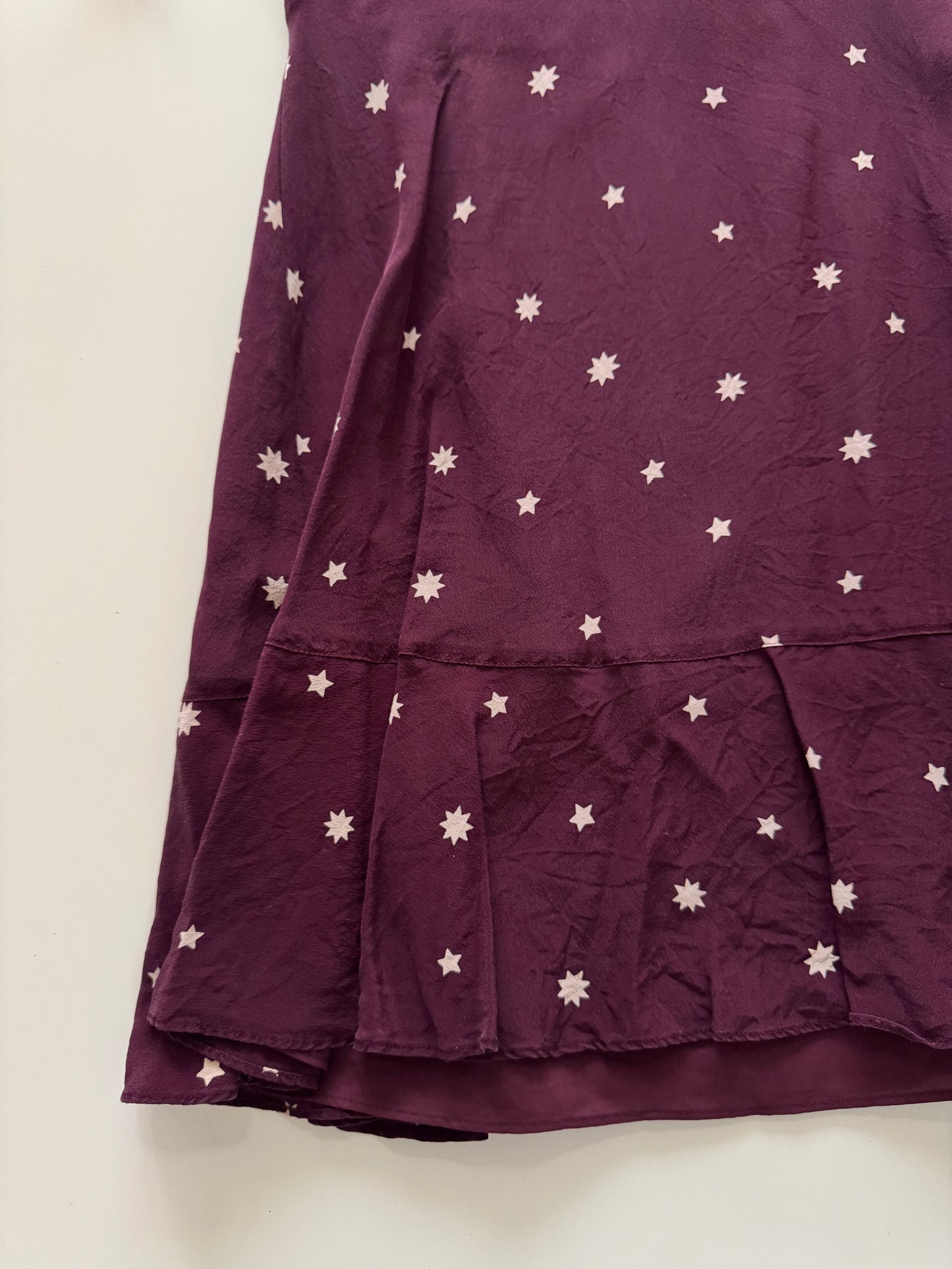 Vestido estampado de estrellas, Talla 2,M, Mujer, MadeEwell