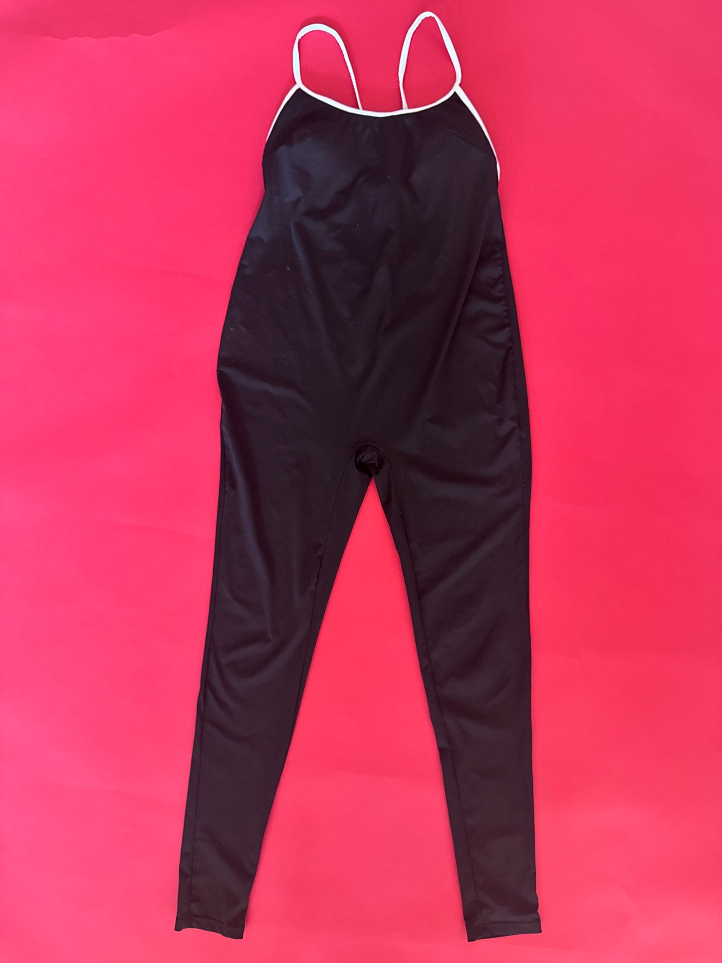 Jumpsuit deportivo negro, Talla M, Mujer, Shein