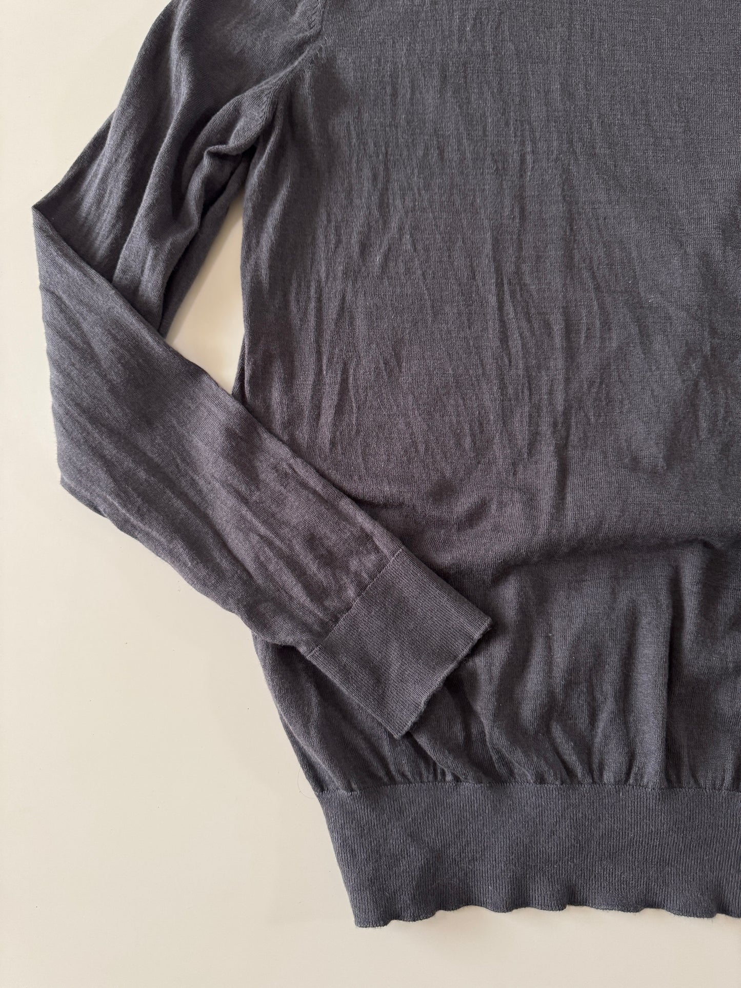 Cardigan tejida gris, Talla M, Hombre, C&A