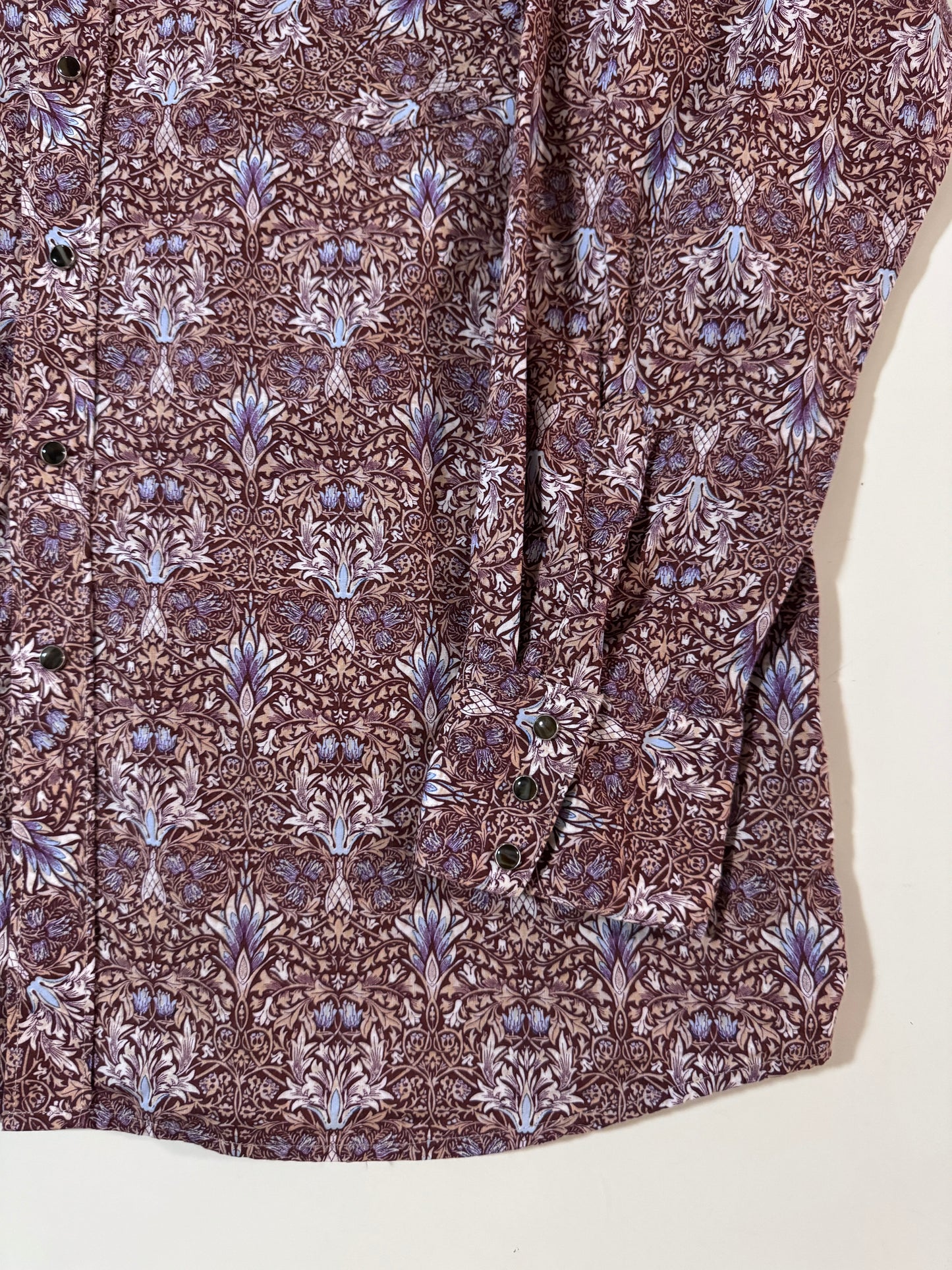 Camisa vaquera estampada, Talla XL, Hombre, Bochi
