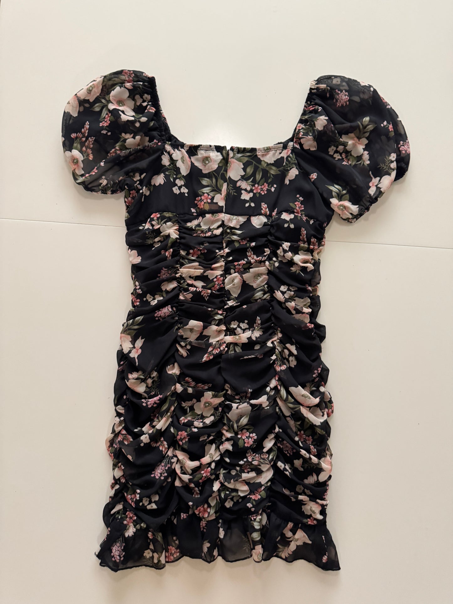 Vestido estampado flores, Talla M, Mujer, Lavoro