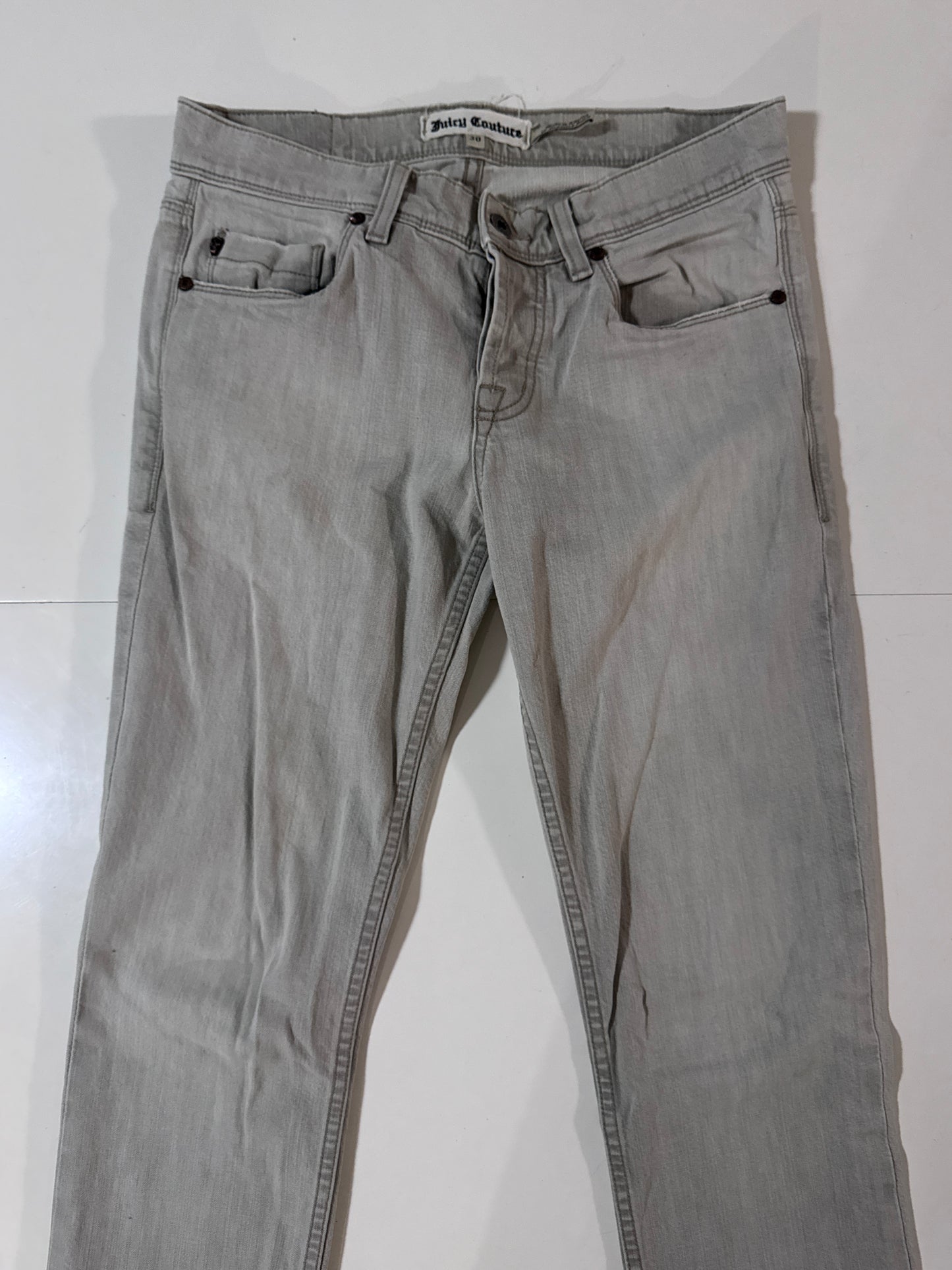Jeans beige Y2K, Talla 30, Hombre, Juicy Couture