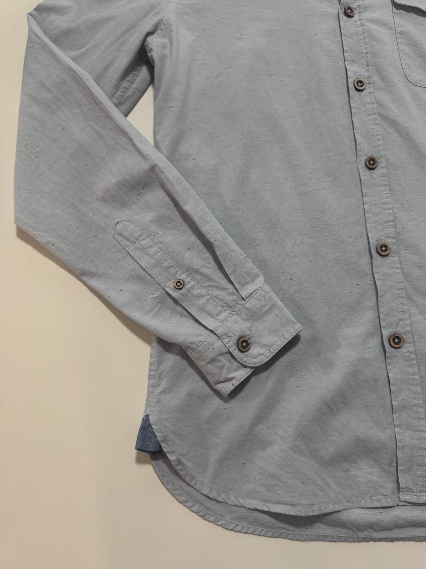 Camisa celeste, Talla S, Hombre, United Colors of Benetton