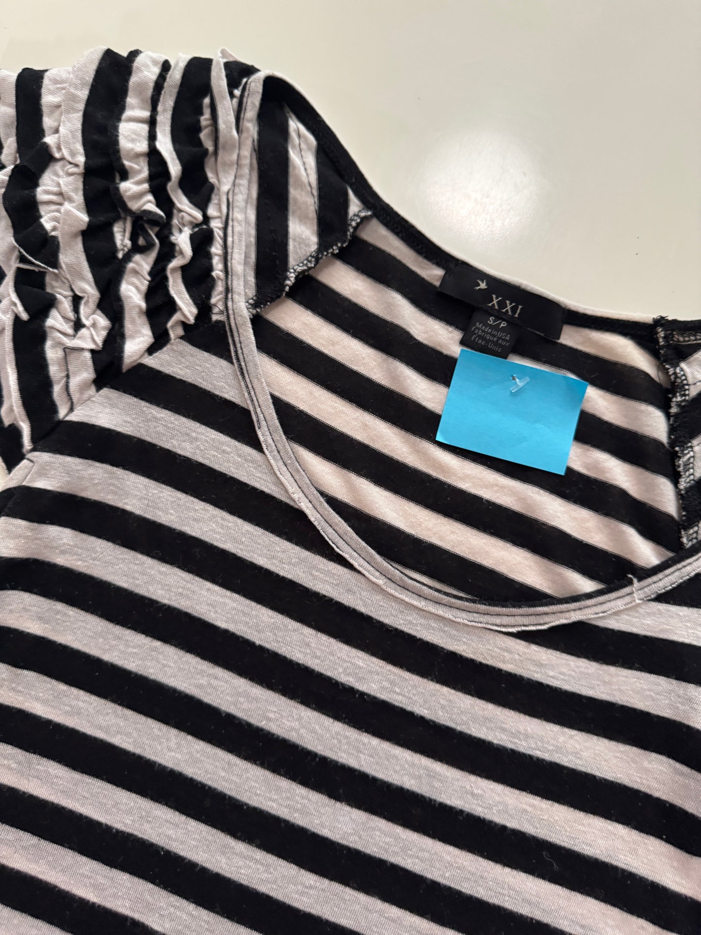 Playera rayas, Mujer, Talla S, XXI