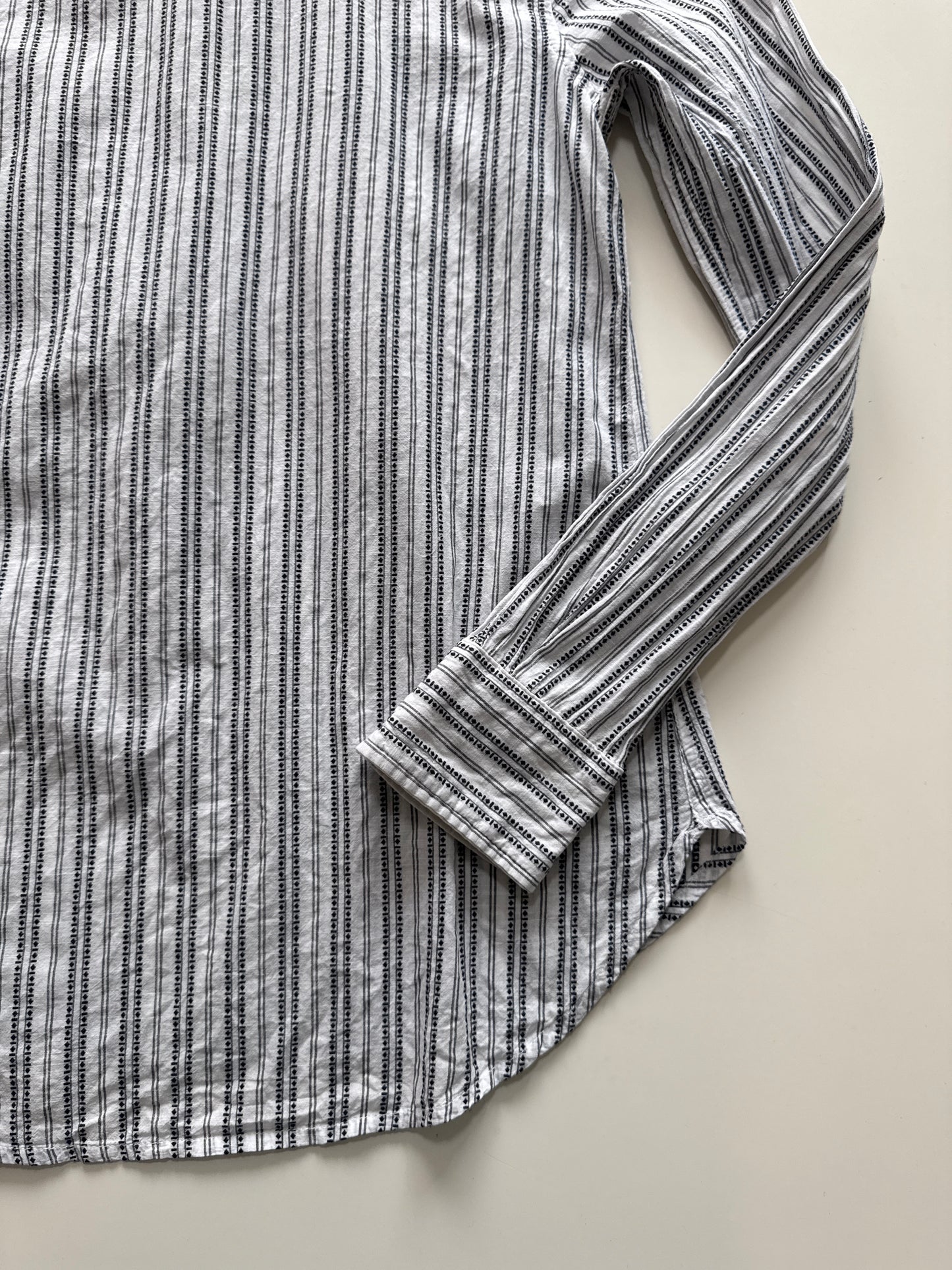 Camisa manga larga rayas, Talla Xs, Mujer, Merona