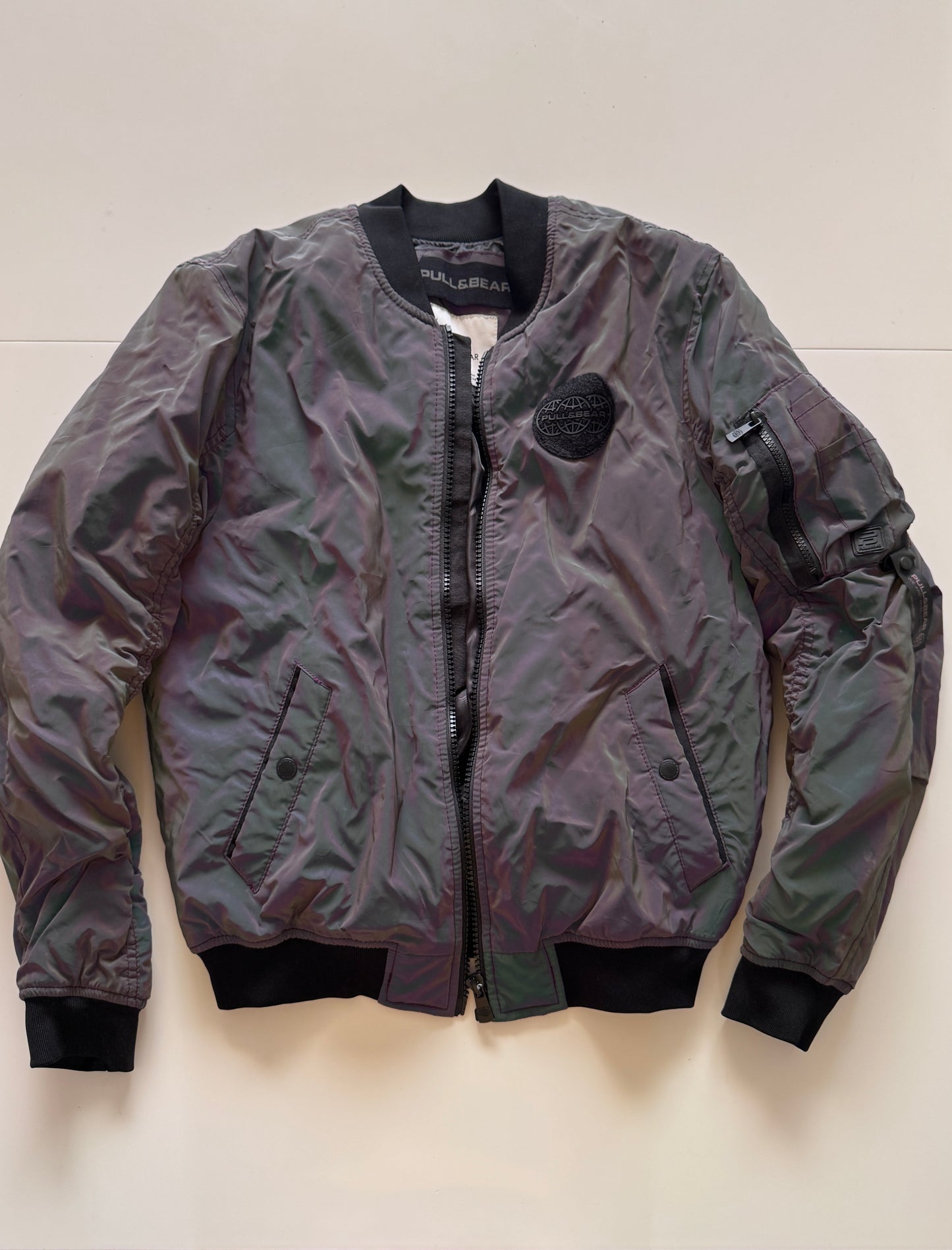 Chaqueta tornasol, Talla M, Hombre, Pull & Bear