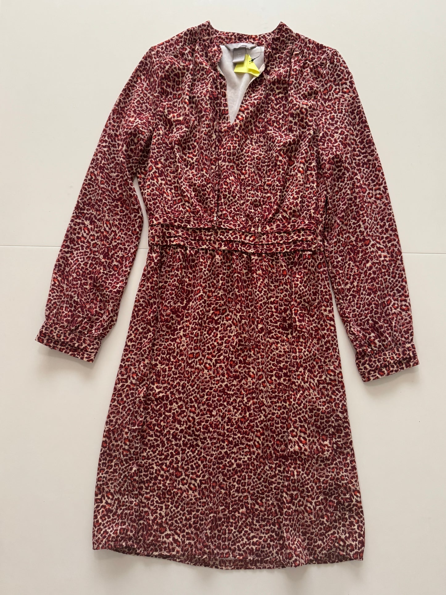 Vestido animal print, Talla 2,S, Mujer, H&M