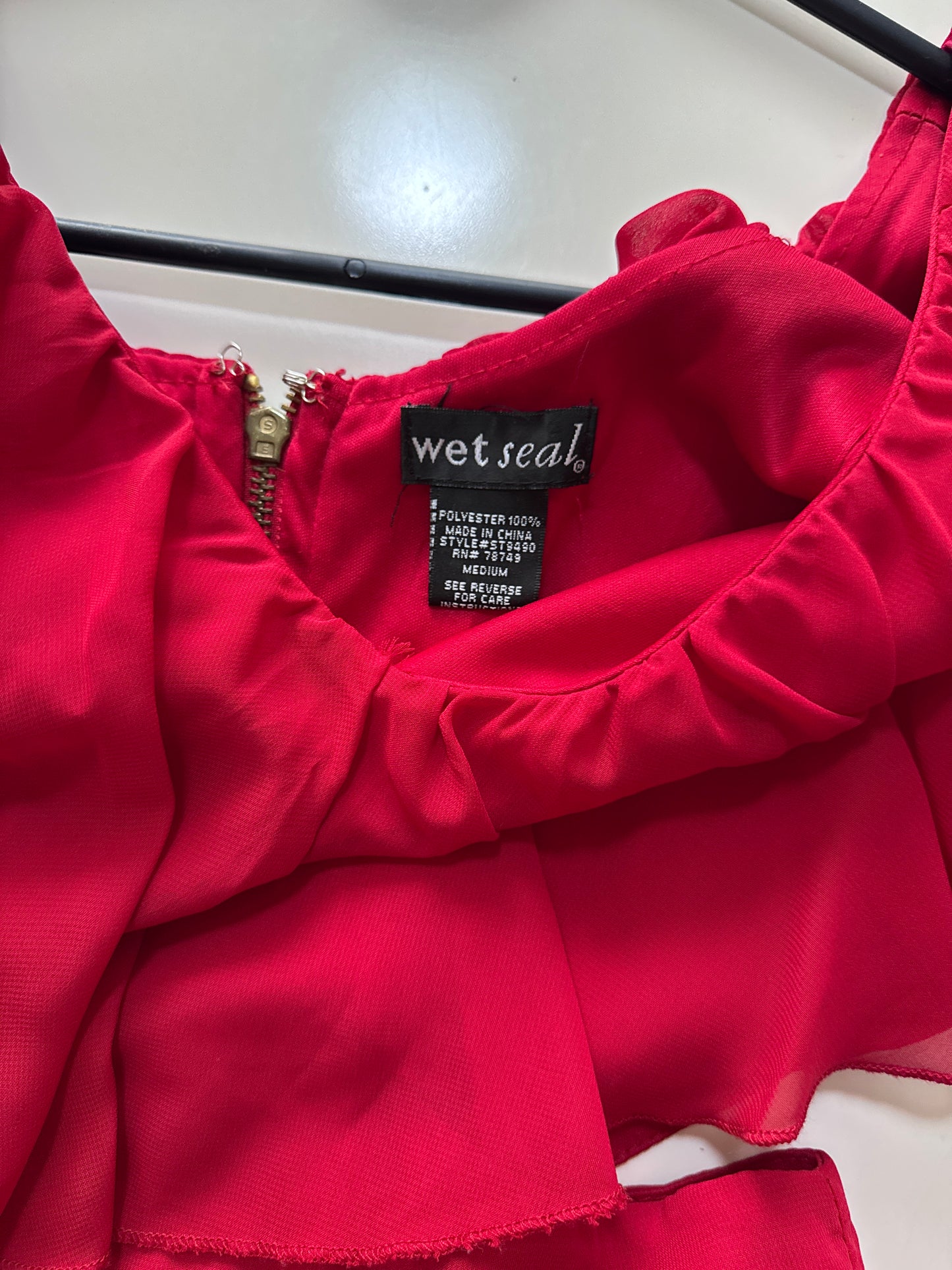 Vestido rojo, Talla M, Mujer, Wet Seal