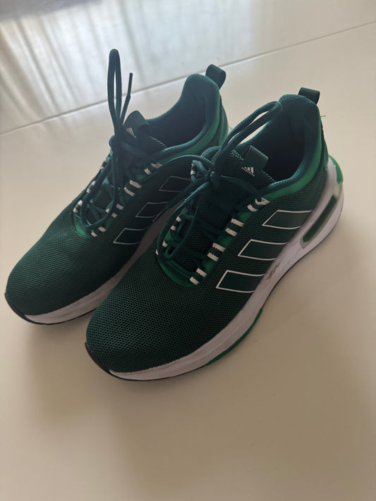 Tenis verdes Cloudfoam, Talla 8.5Usa, Adidas, Hombre