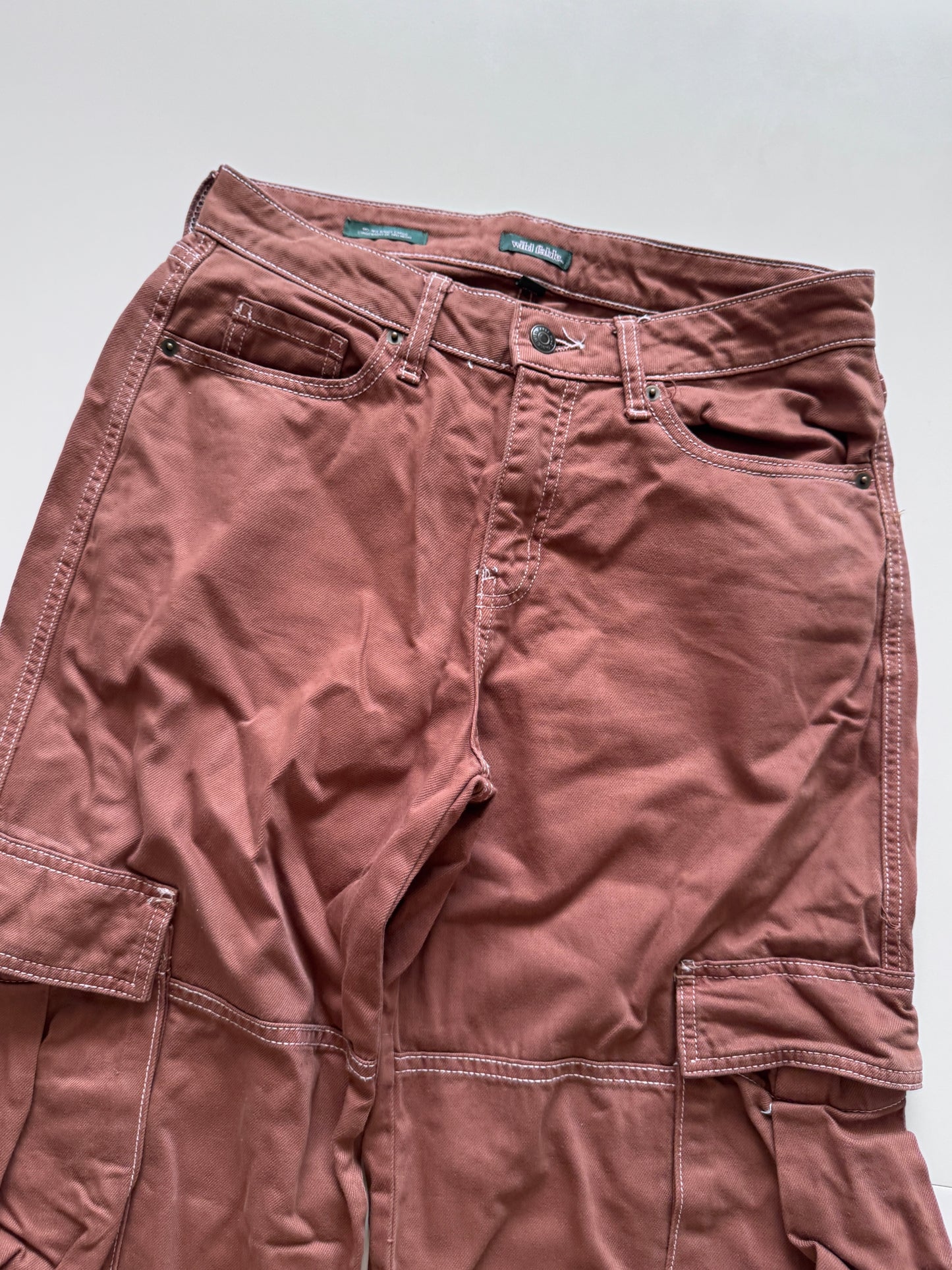 Jeans cafes cargo, Talla 6R, Mujer, Wild fable