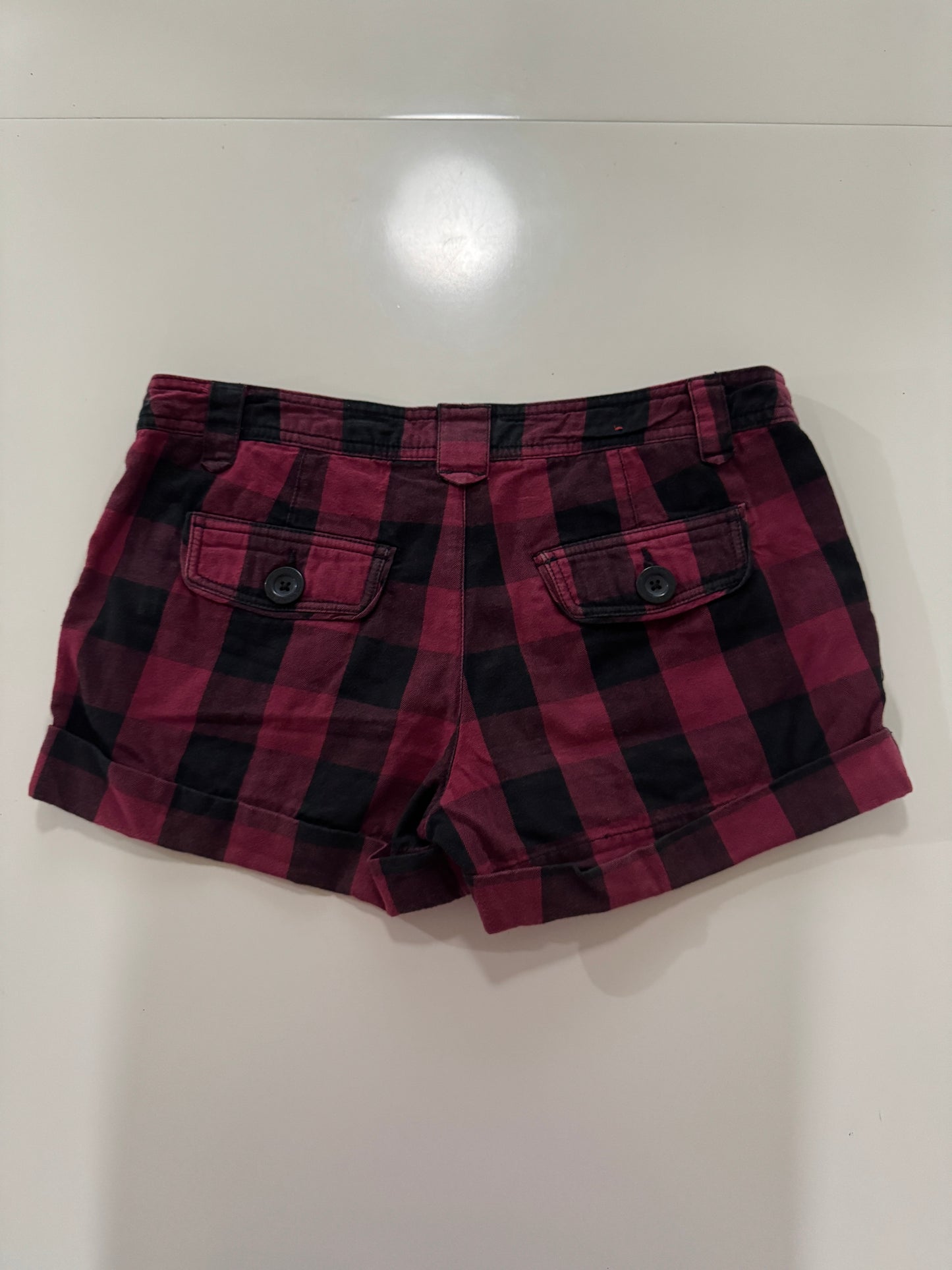 Shorts de cuadros, Talla 5, Mujer, Mossimo
