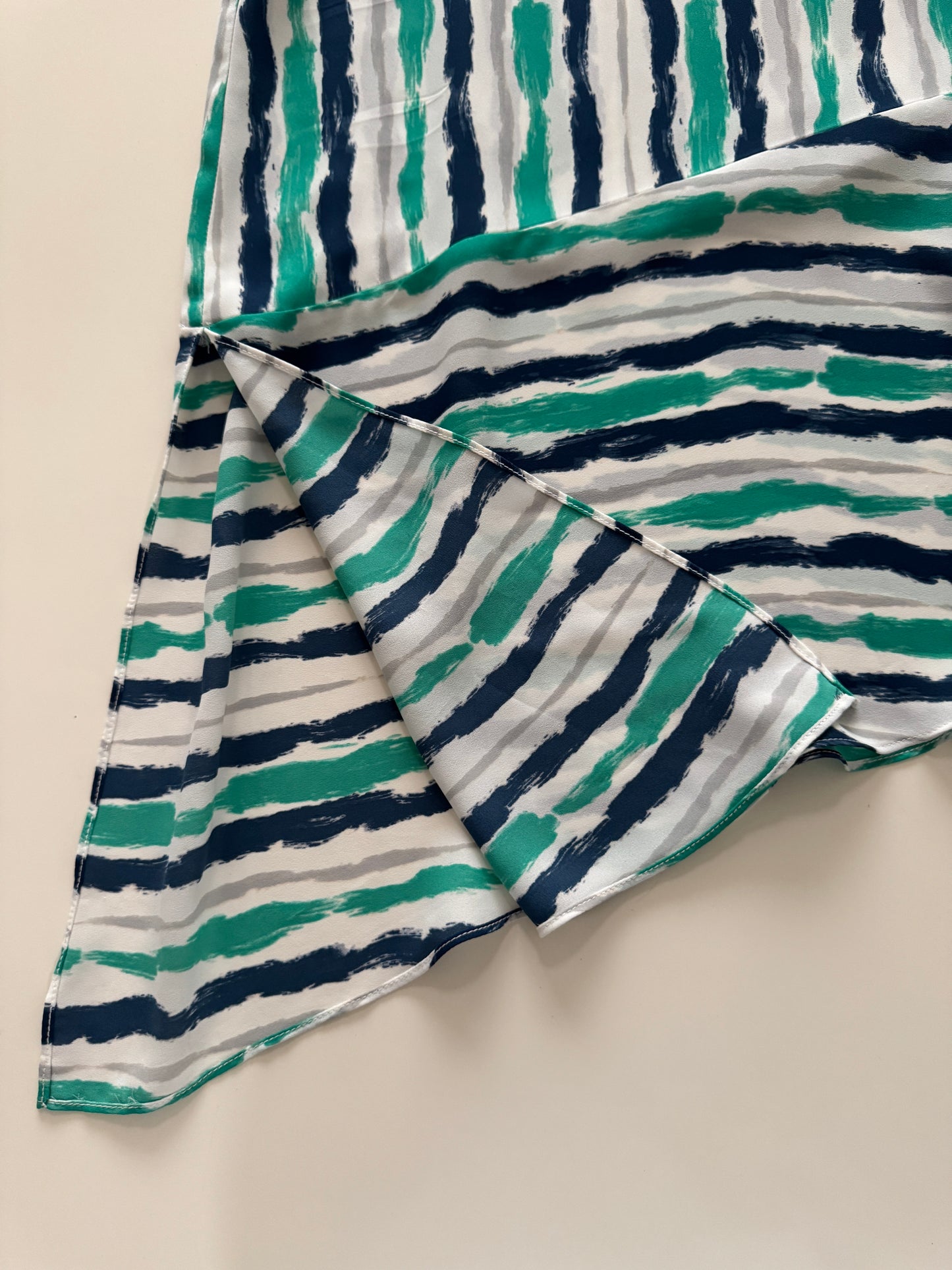 Blusa asimétrica estampada, Talla L, Mujer, Alfani