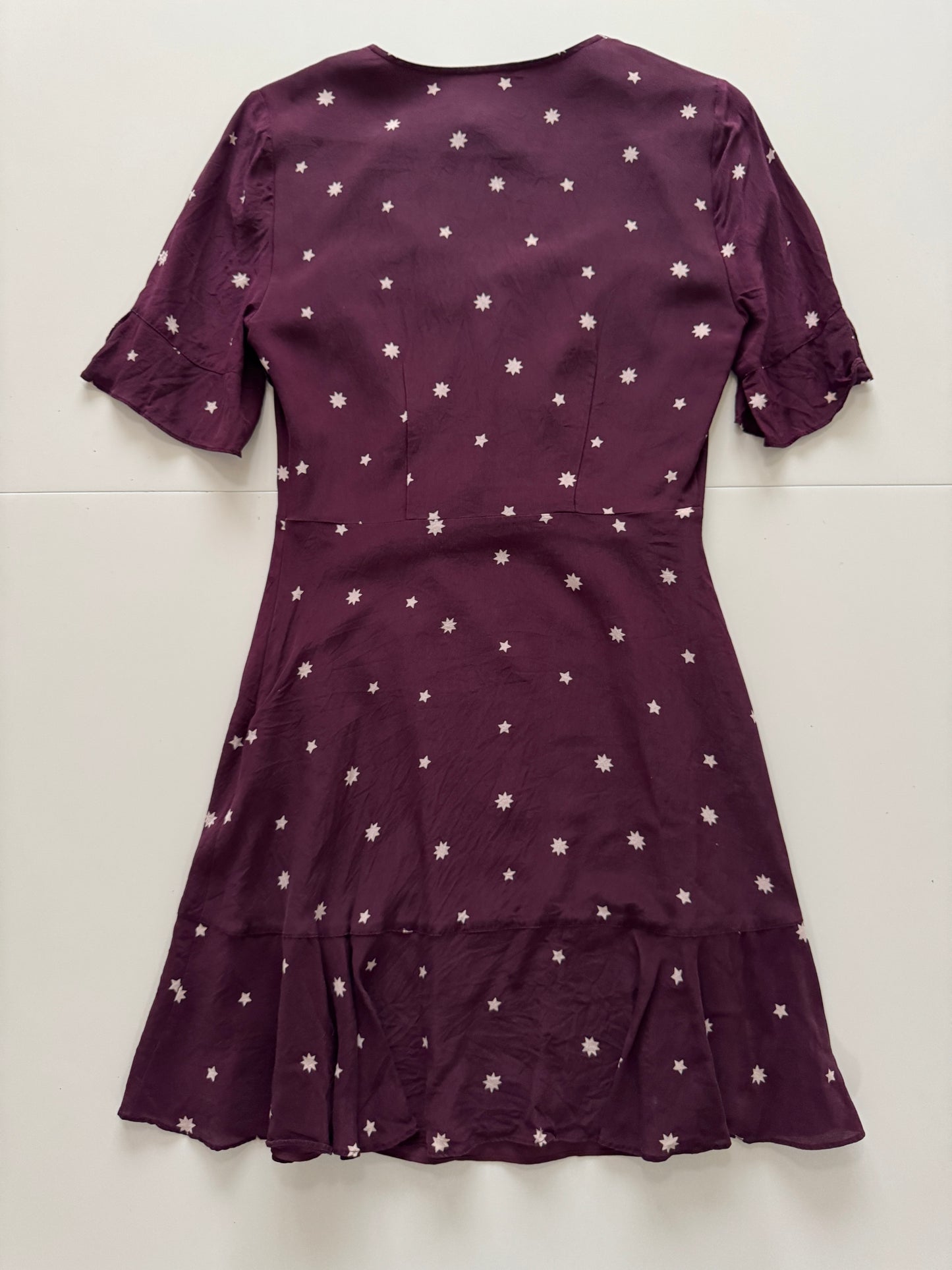 Vestido estampado de estrellas, Talla 2,M, Mujer, MadeEwell