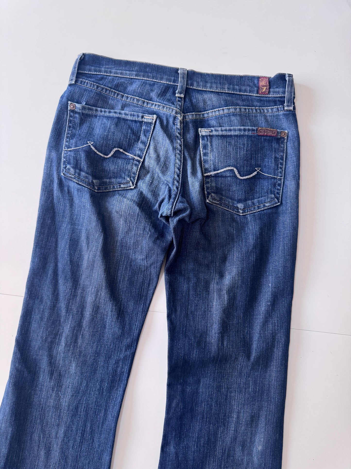 Jeans low rise, Talla 26, Mujer, Seven