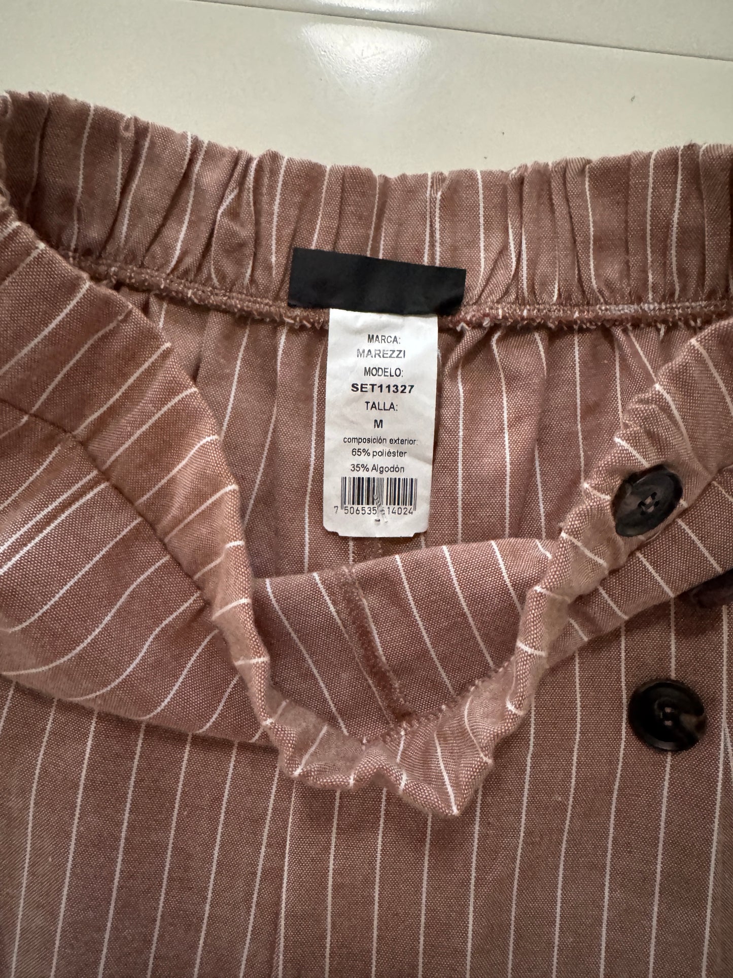 Conjunto de top y pantalón, Talla M, Mujer, Marezzi