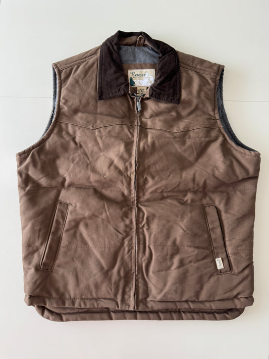 Chaleco cafe, Talla L (40/42), Hombre, Reimer
