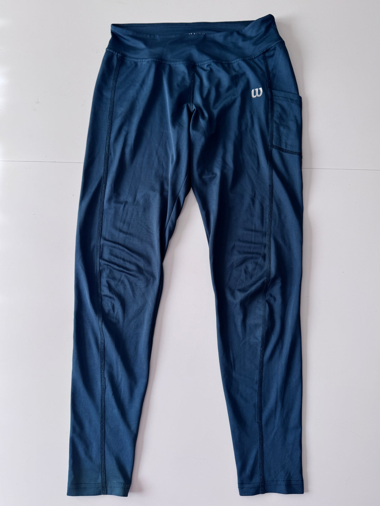 Leggins deportivos verdes, Talla S, Mujer, Wilson