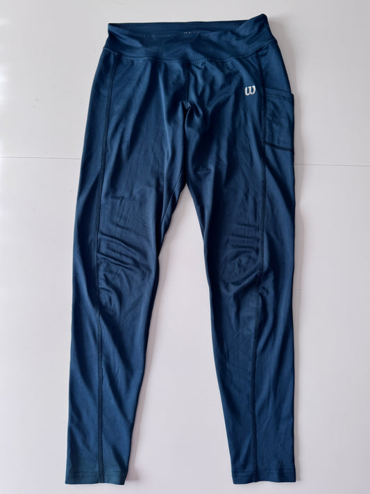 Leggins deportivos verdes, Talla S, Mujer, Wilson