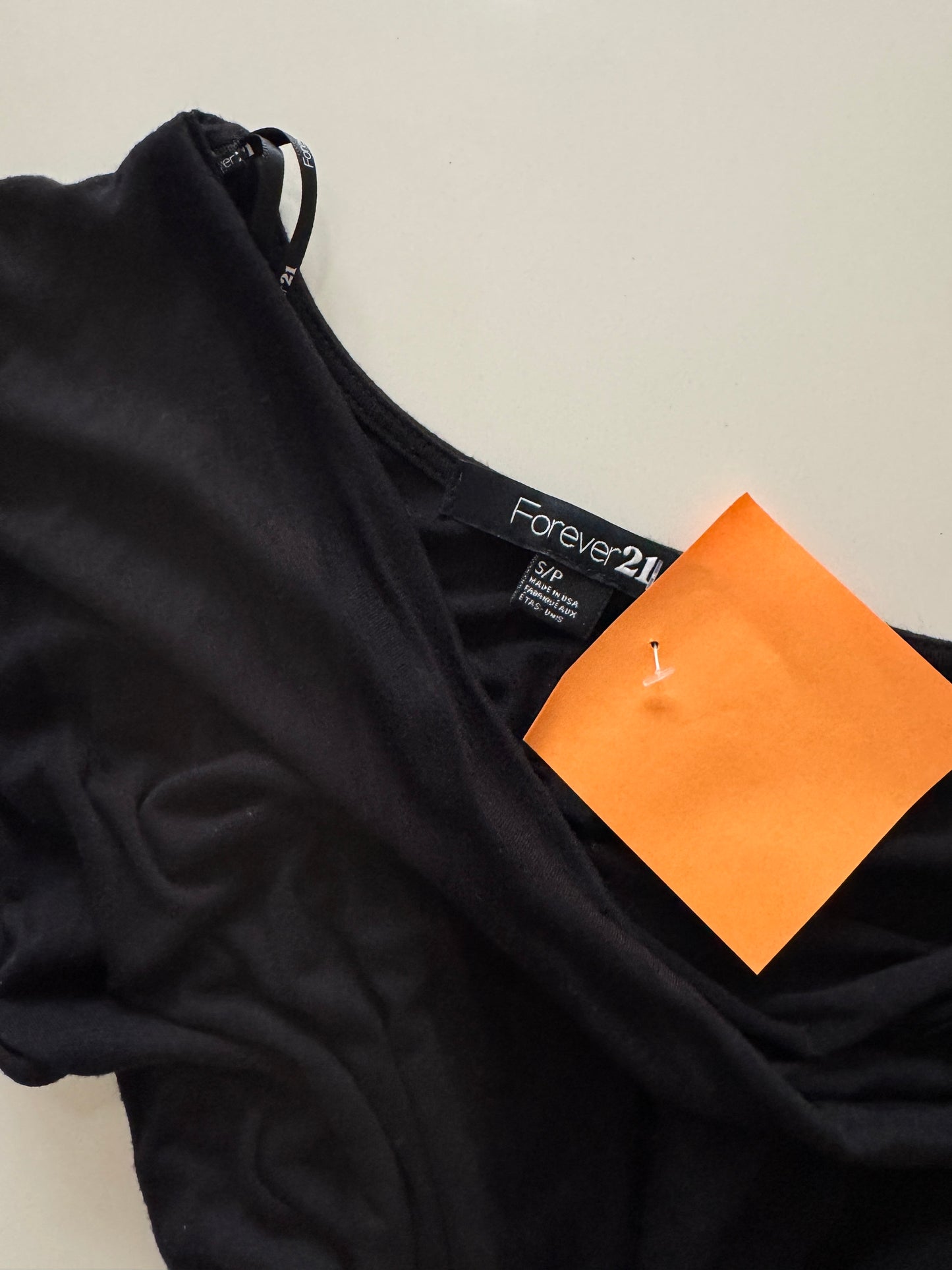 Blusa asimétrica con lentejuelas, Talla S, Mujer, Forever 21