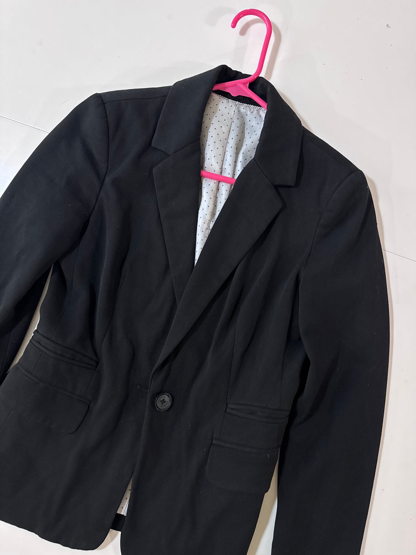 Blazer negro, Talla 0, Mujer, Express