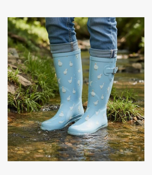 Botas de lluvia para jardín, Mujer, Talla 7usa, Landchief
