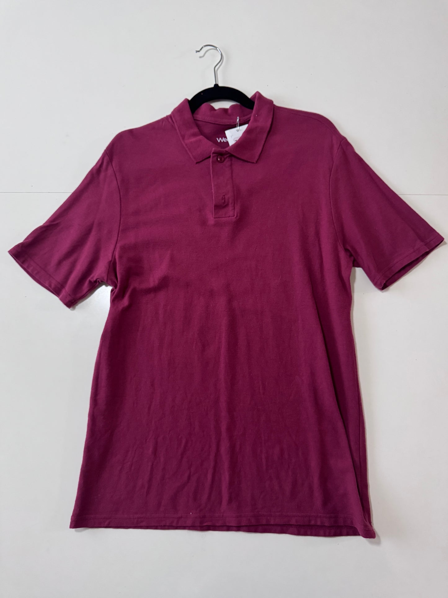 Polo guinda, Talla L, Hombre, Weekend