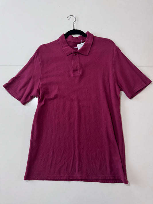 Polo guinda, Talla L, Hombre, Weekend