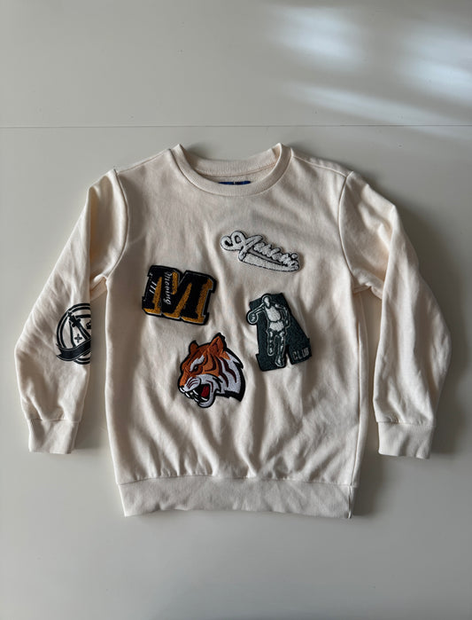 Sweater con parches, Talla 8 años, Weekend, Niño