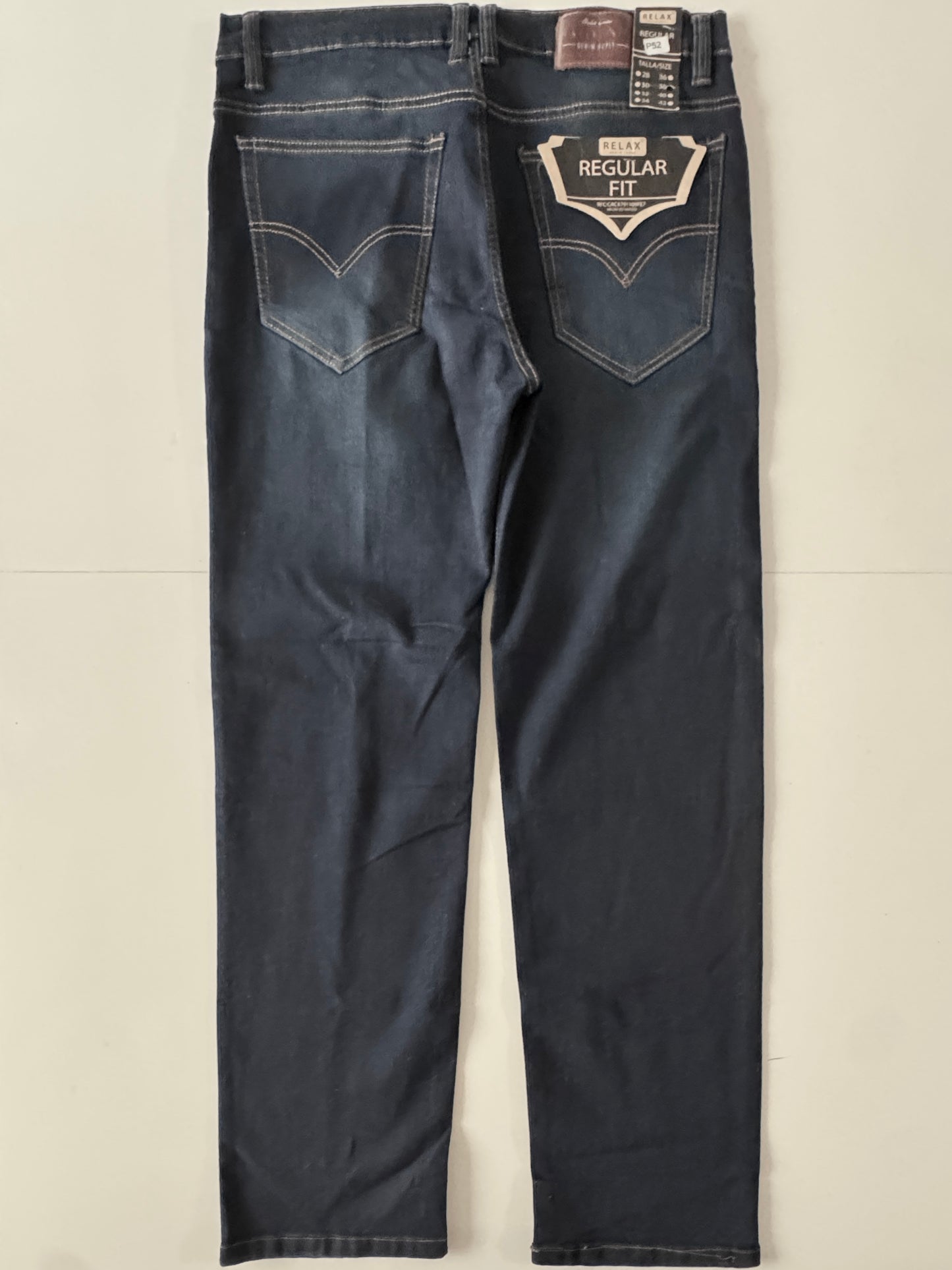 Pantalones vaqueros azules, Talla 38, Hombre, Relax