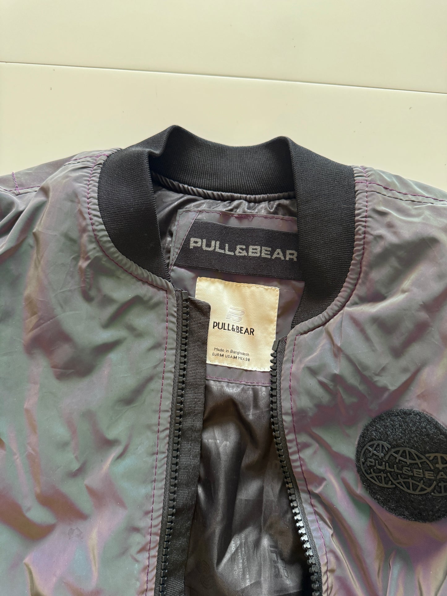 Chaqueta tornasol, Talla M, Hombre, Pull & Bear