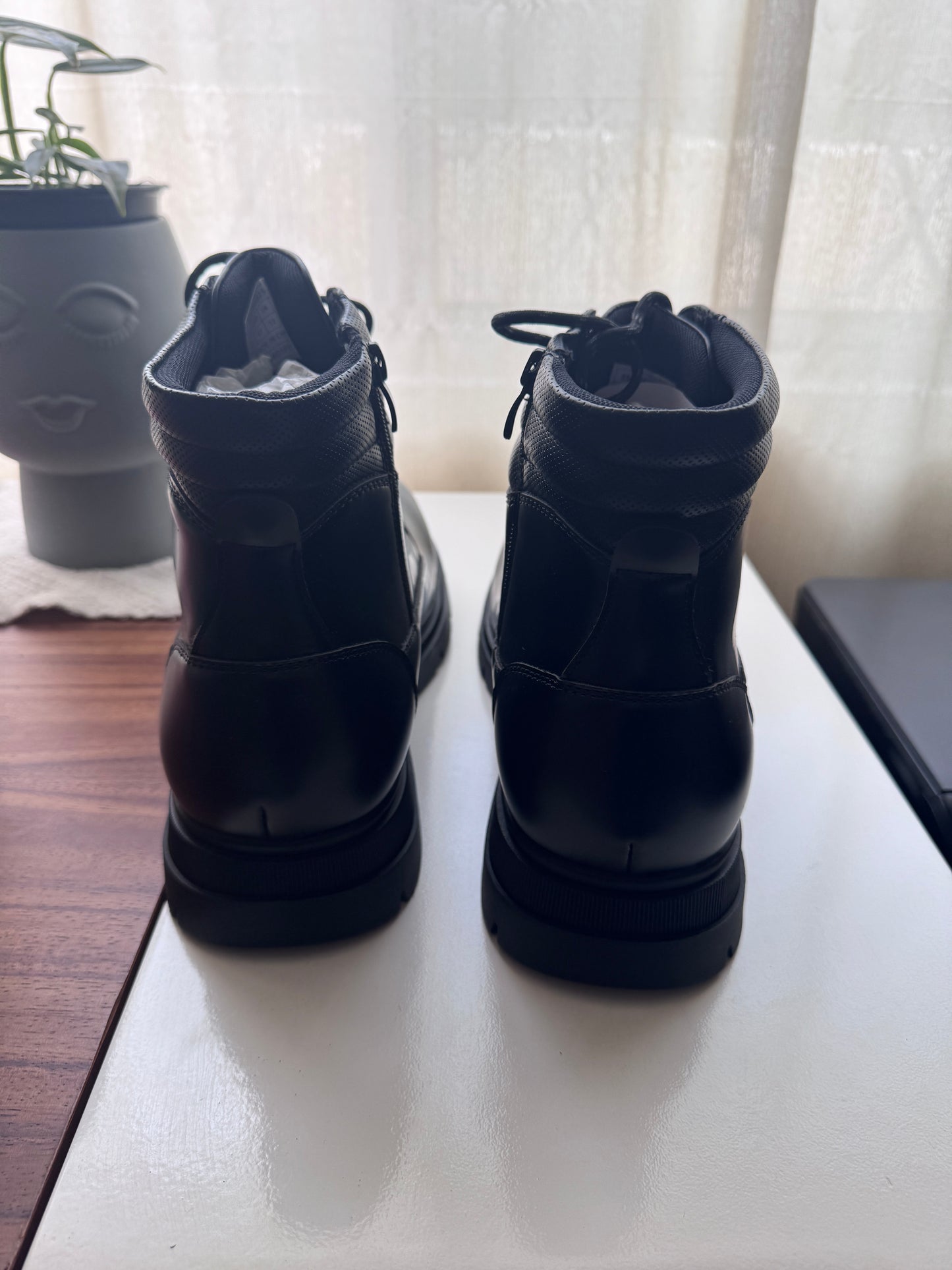 Botas negras, combat boots, Talla 13Usa, 47Eur, Hombre, Bruno Marc