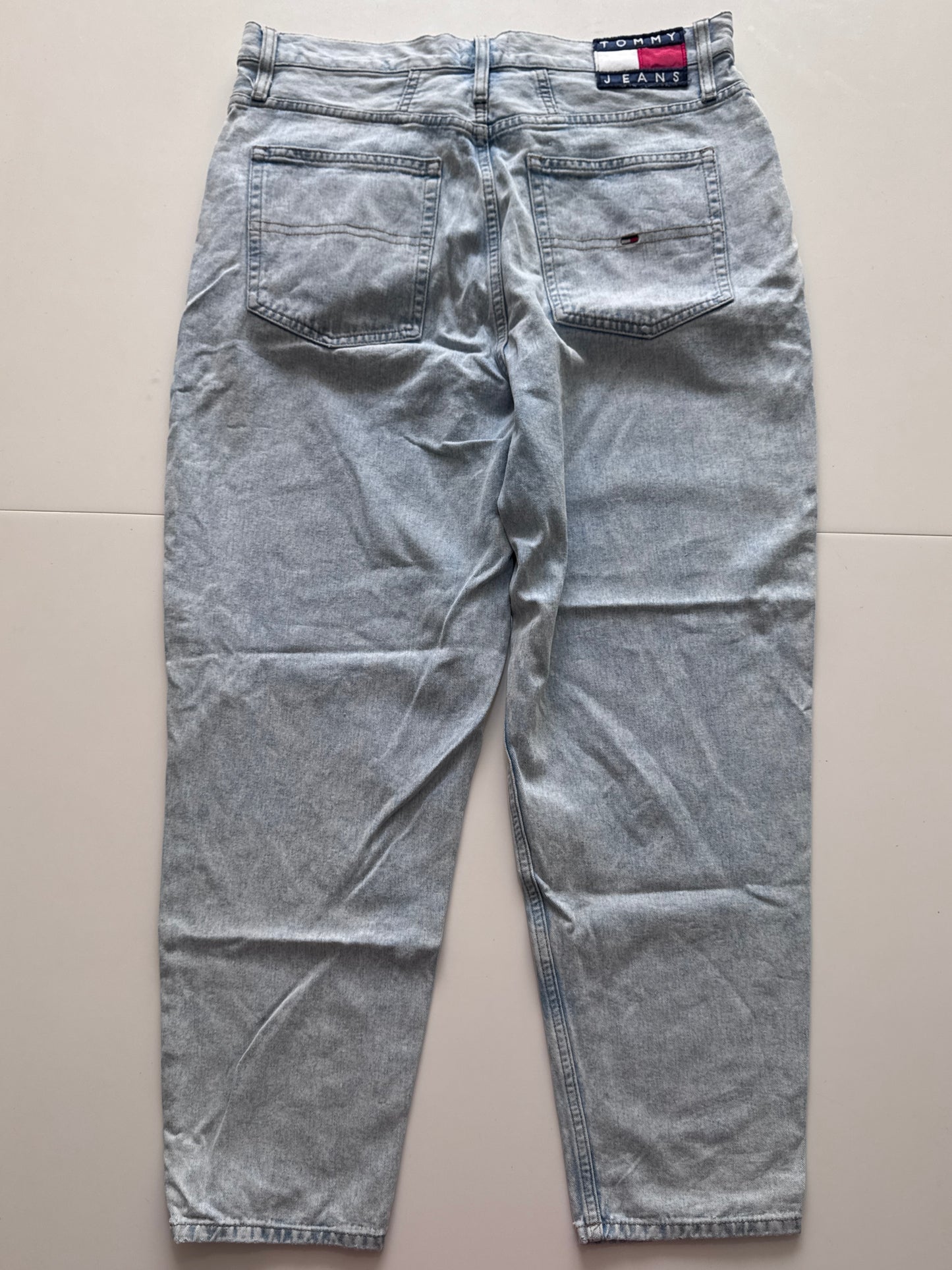 Jeans claros High Rise Tapered, Talla 32w, 30L, Hombre, Tommy Jeans