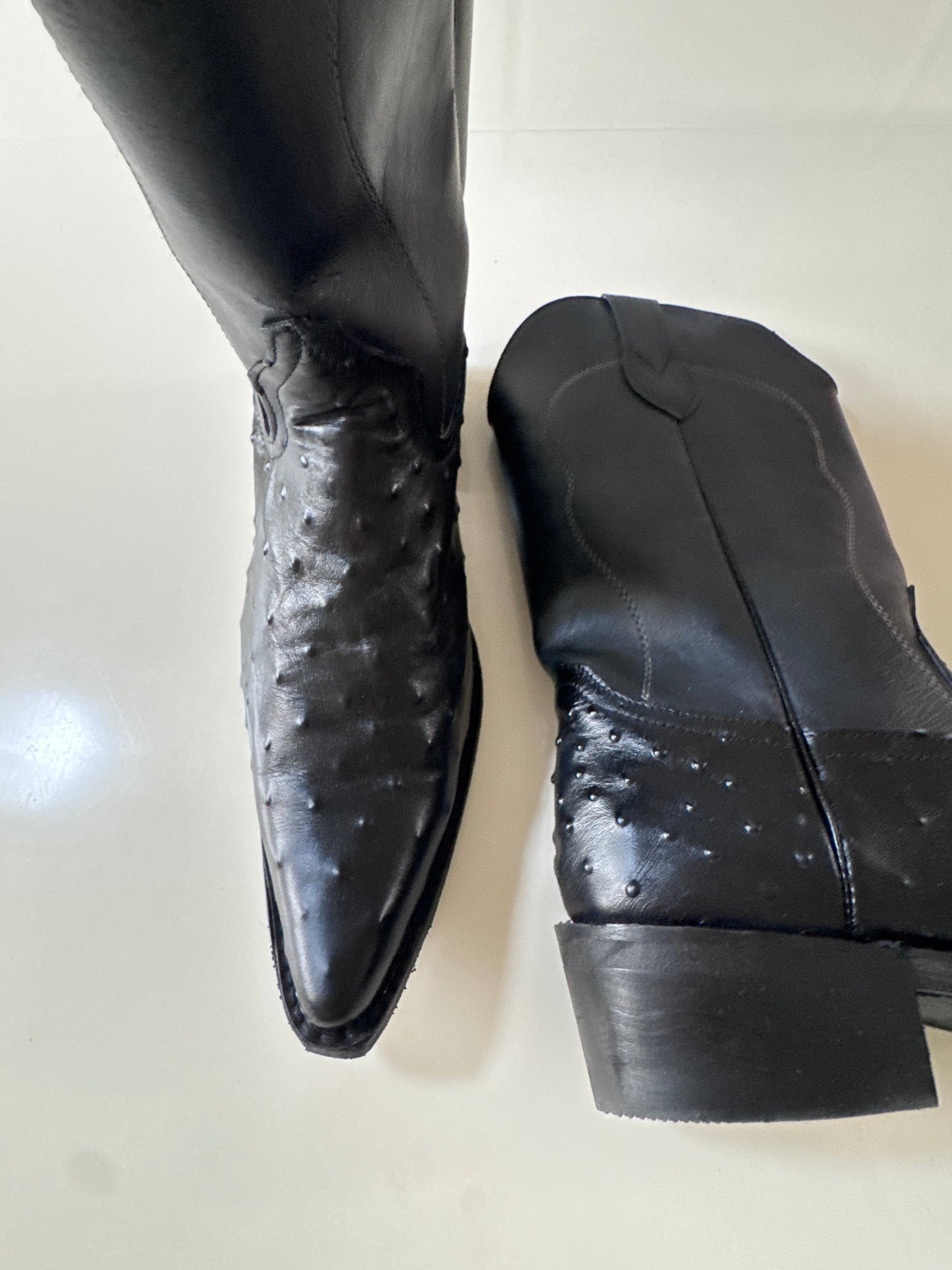 Botas vaqueras negras, Talla 29mx, Hombre