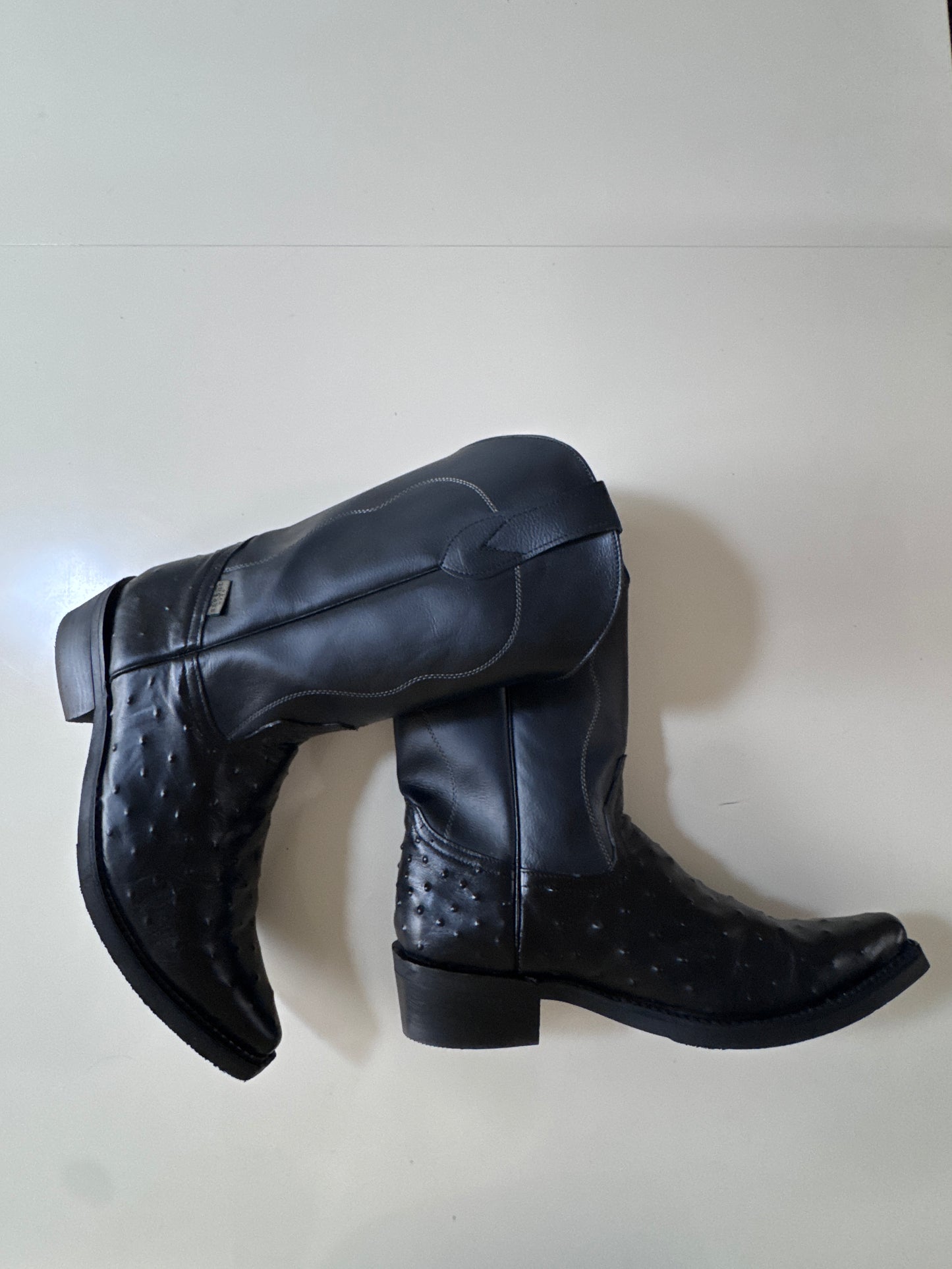 Botas vaqueras negras, Talla 29mx, Hombre