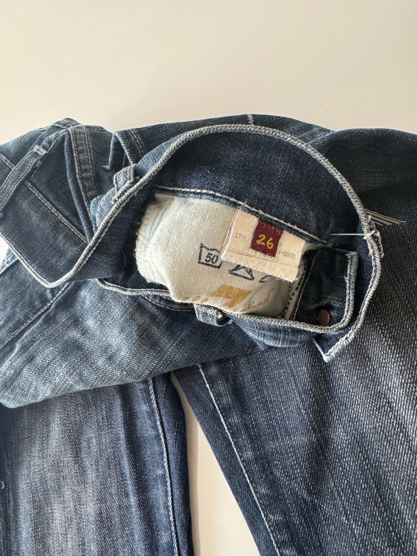 Jeans low rise, Talla 26, Mujer, Seven