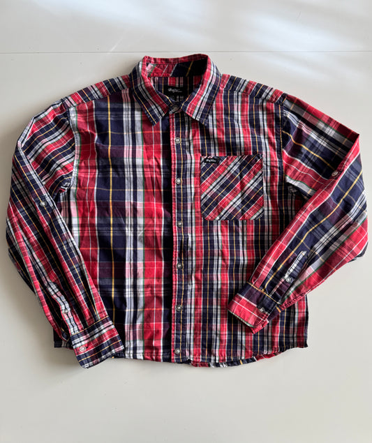 Camisa de cuadros roja, Talla 14 años, Niña