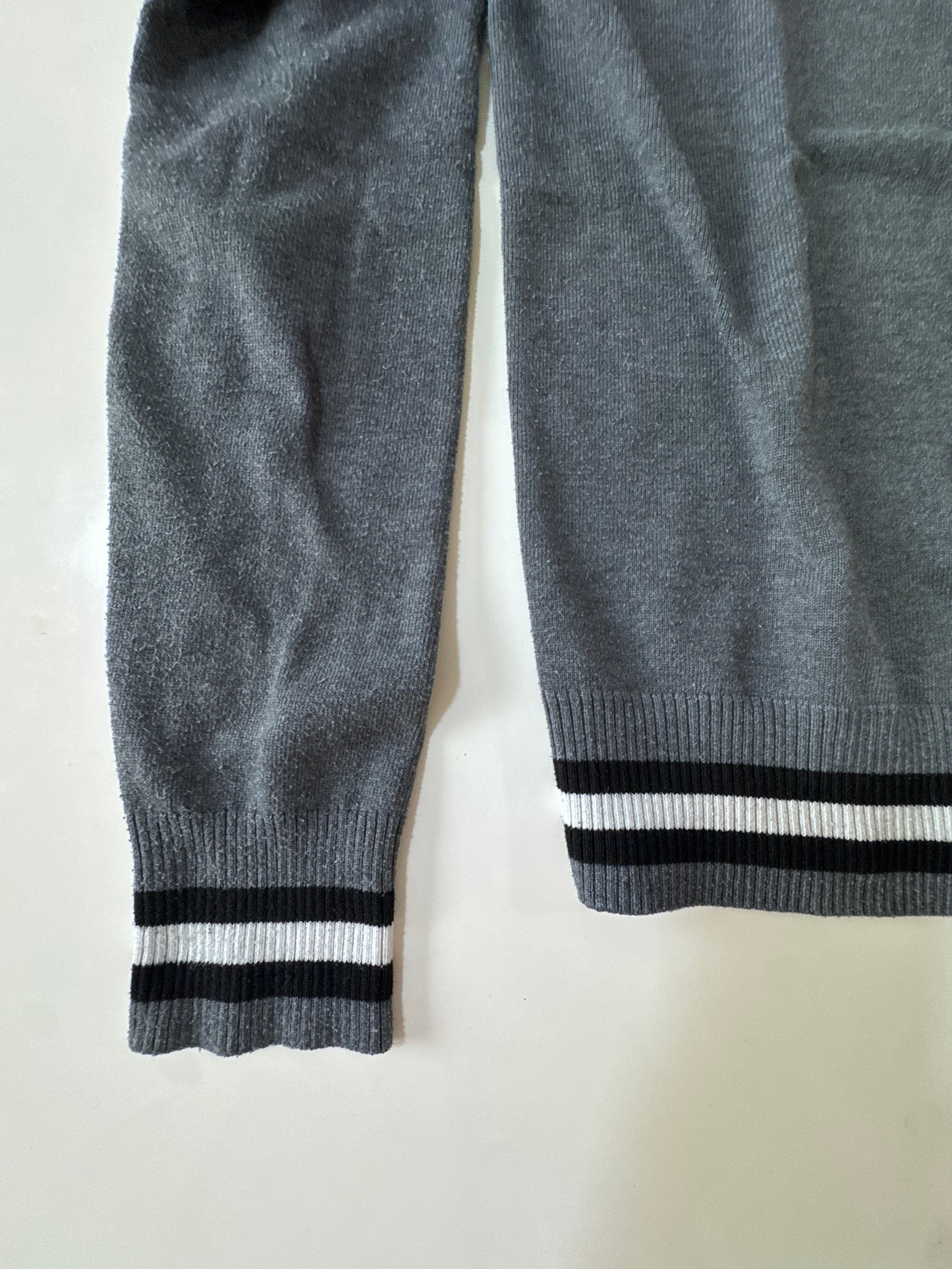 Cardigan gris vintage, Talla XS, Hombre