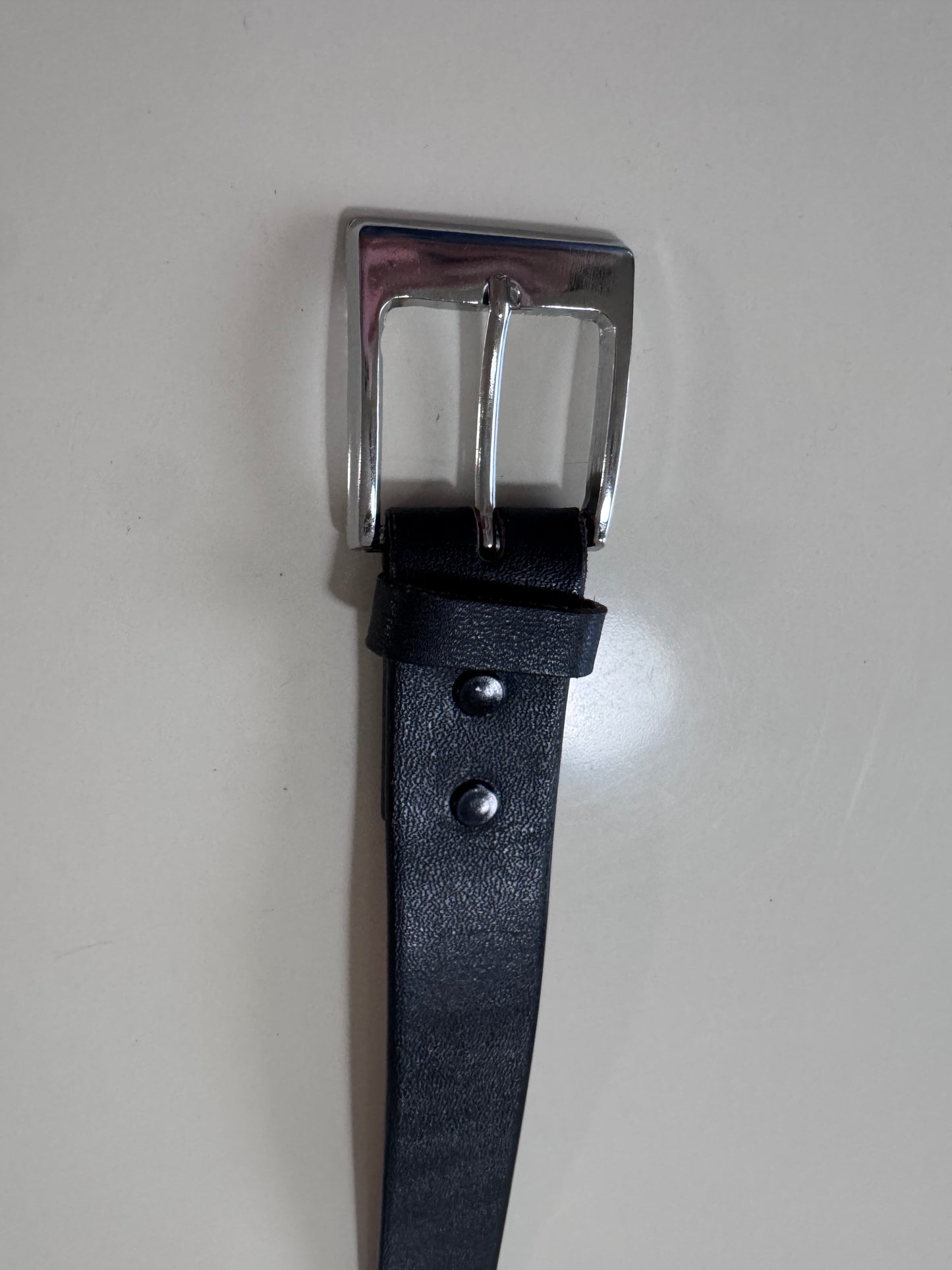 Cinturón de piel artesanal, Talla 34, Hombre