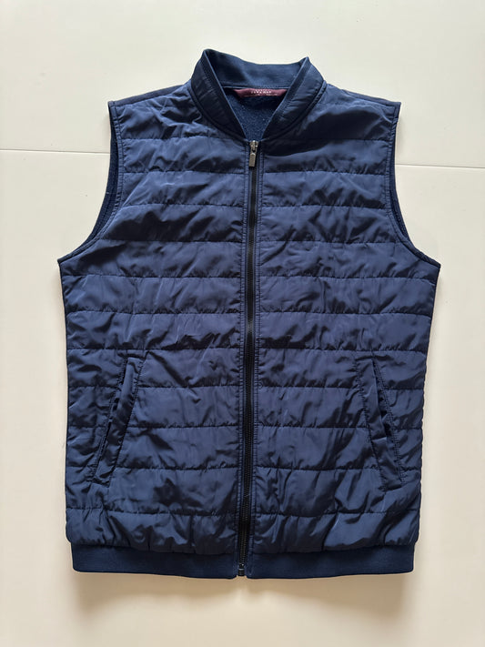 Chaleco ligero azul, Talla M, Hombre, Zara Man