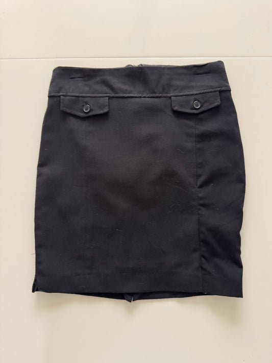 Falda negra, Talla 2, S, Mujer, Express